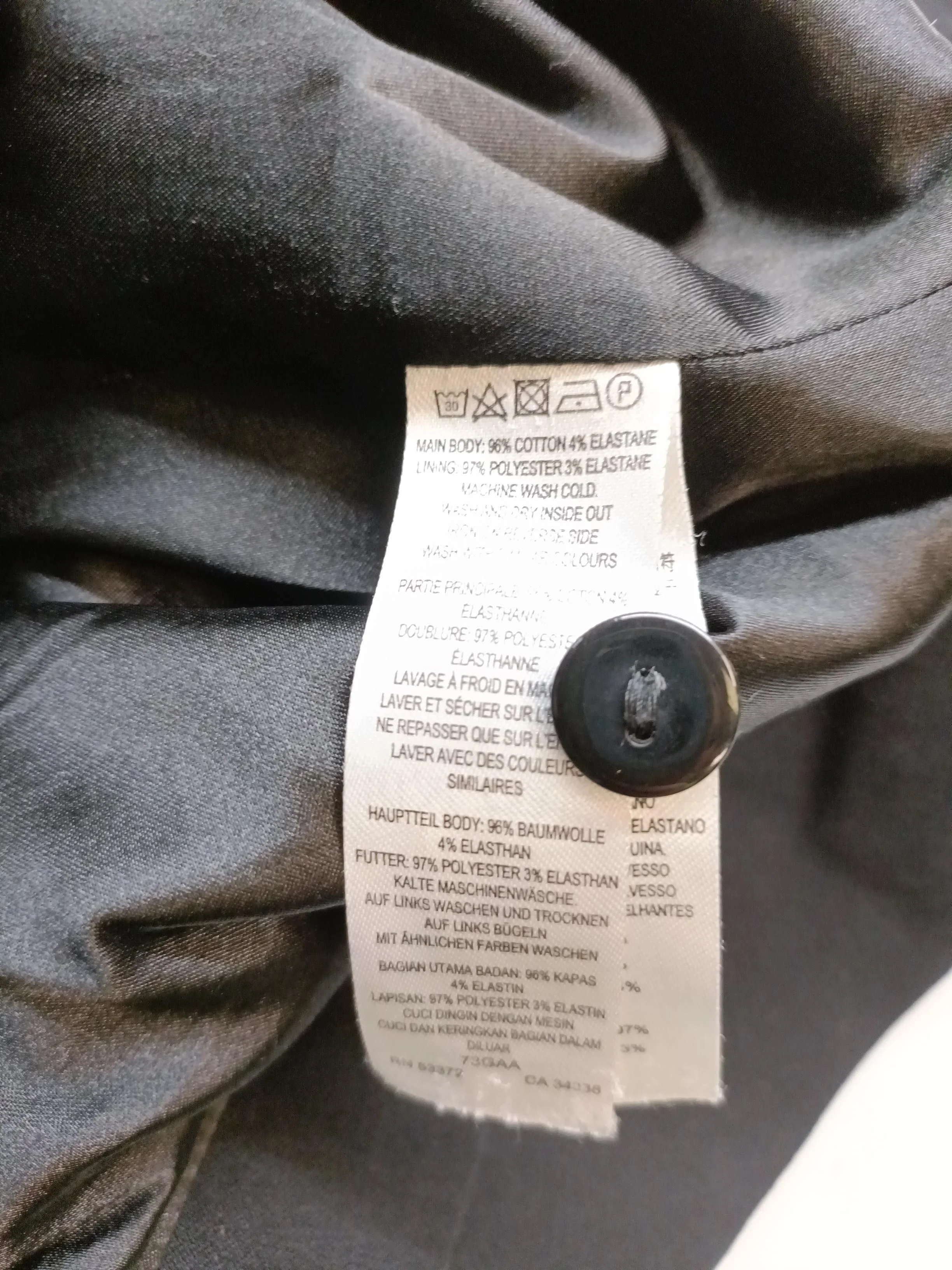 French Connection Women's Midi Skirt L Black Cotton - Image 6
