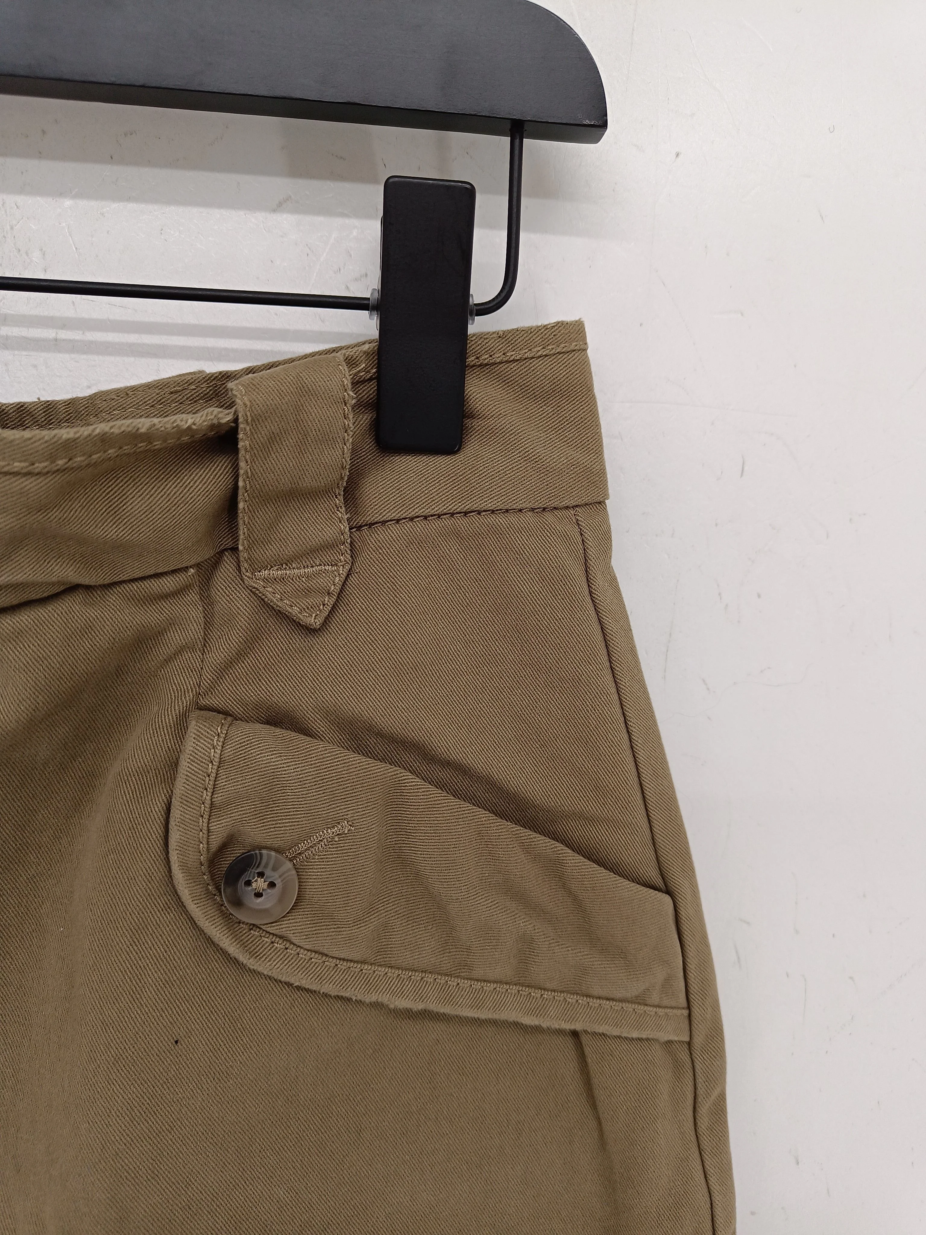 French Connection Women's Midi Skirt UK 10 Brown 100% Cotton Midi A-Line - Image 4