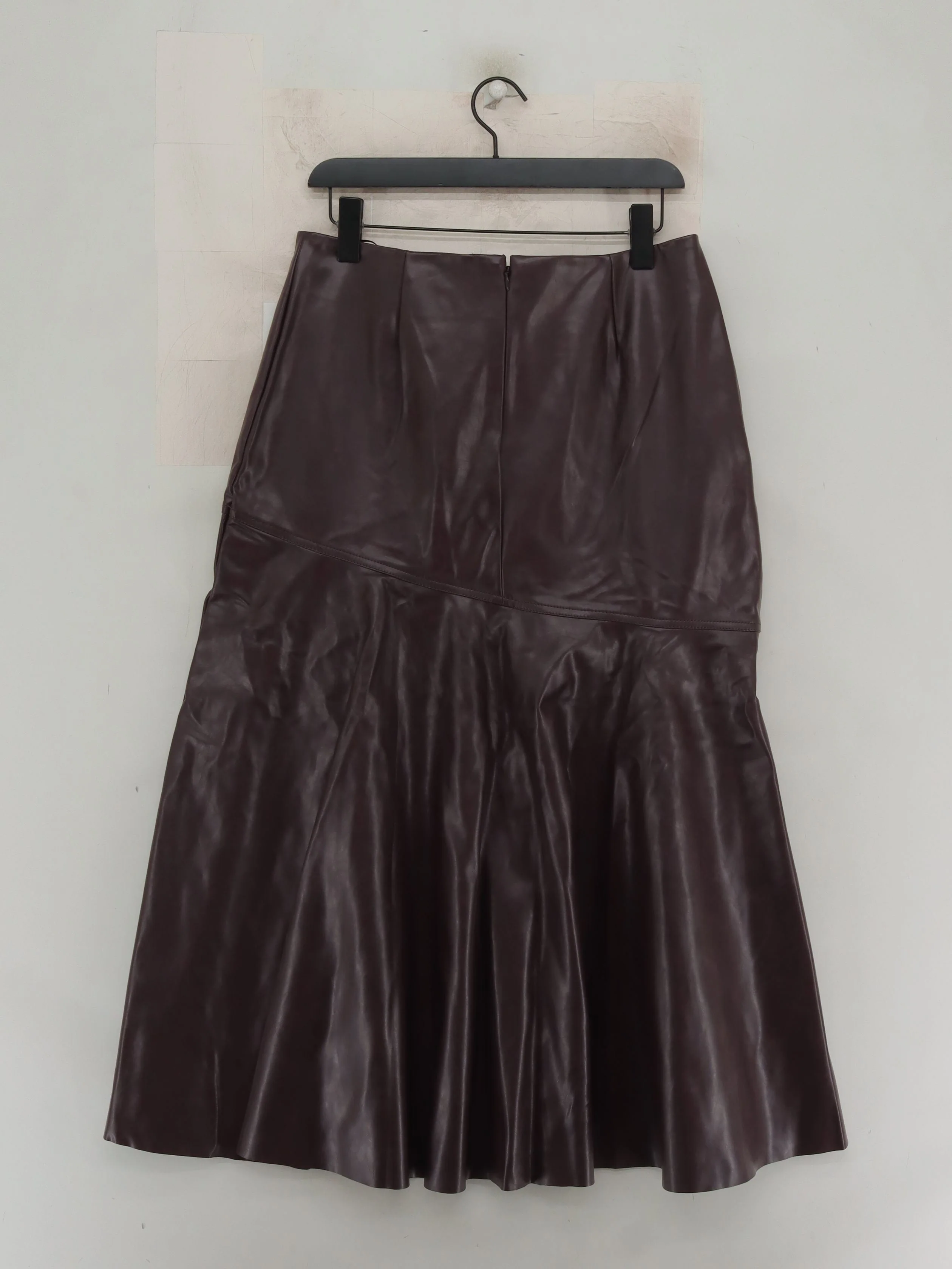 French Connection Women's Midi Skirt UK 14 Brown Polyester New with tags - Image 2