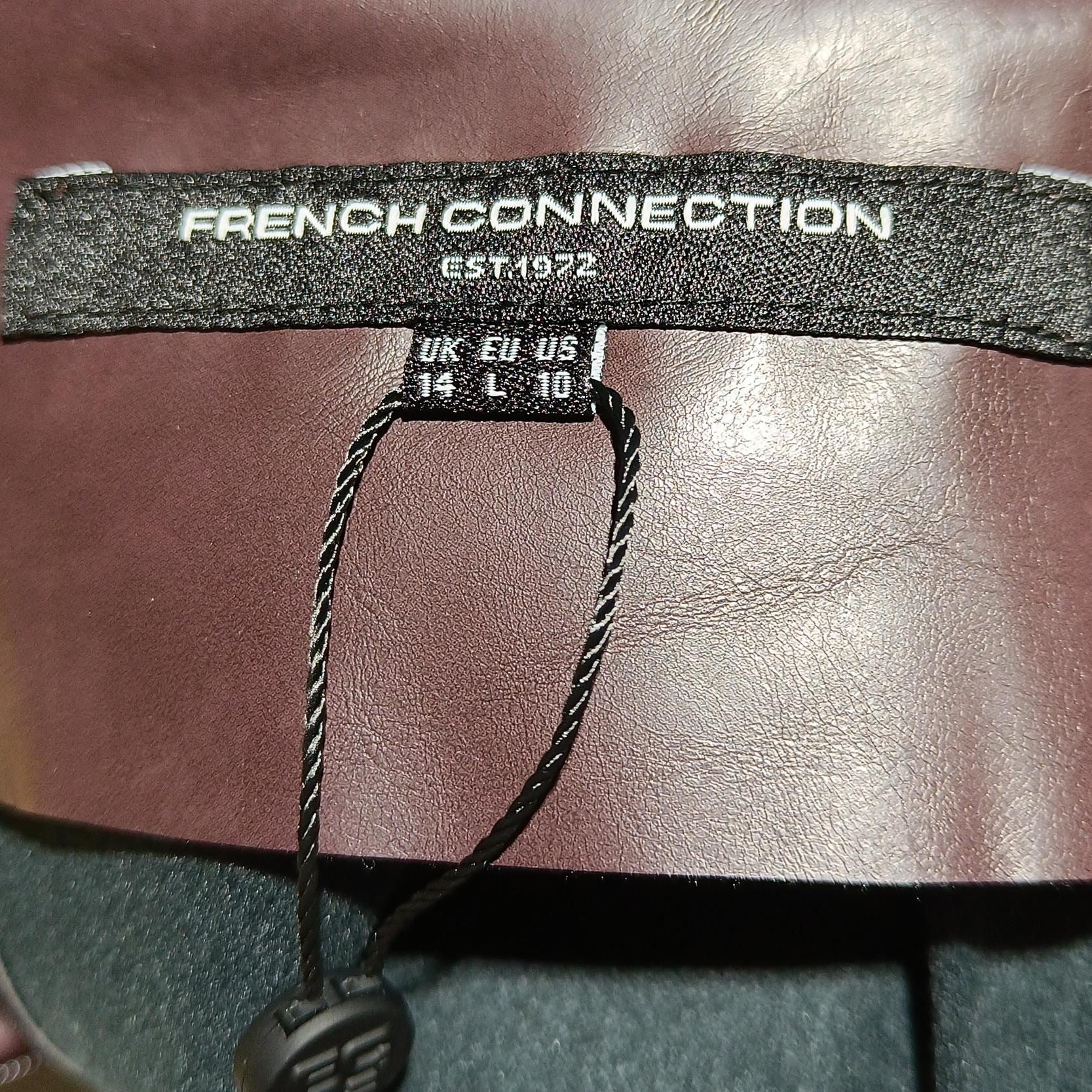 French Connection Women's Midi Skirt UK 14 Brown Polyester New with tags - Image 5