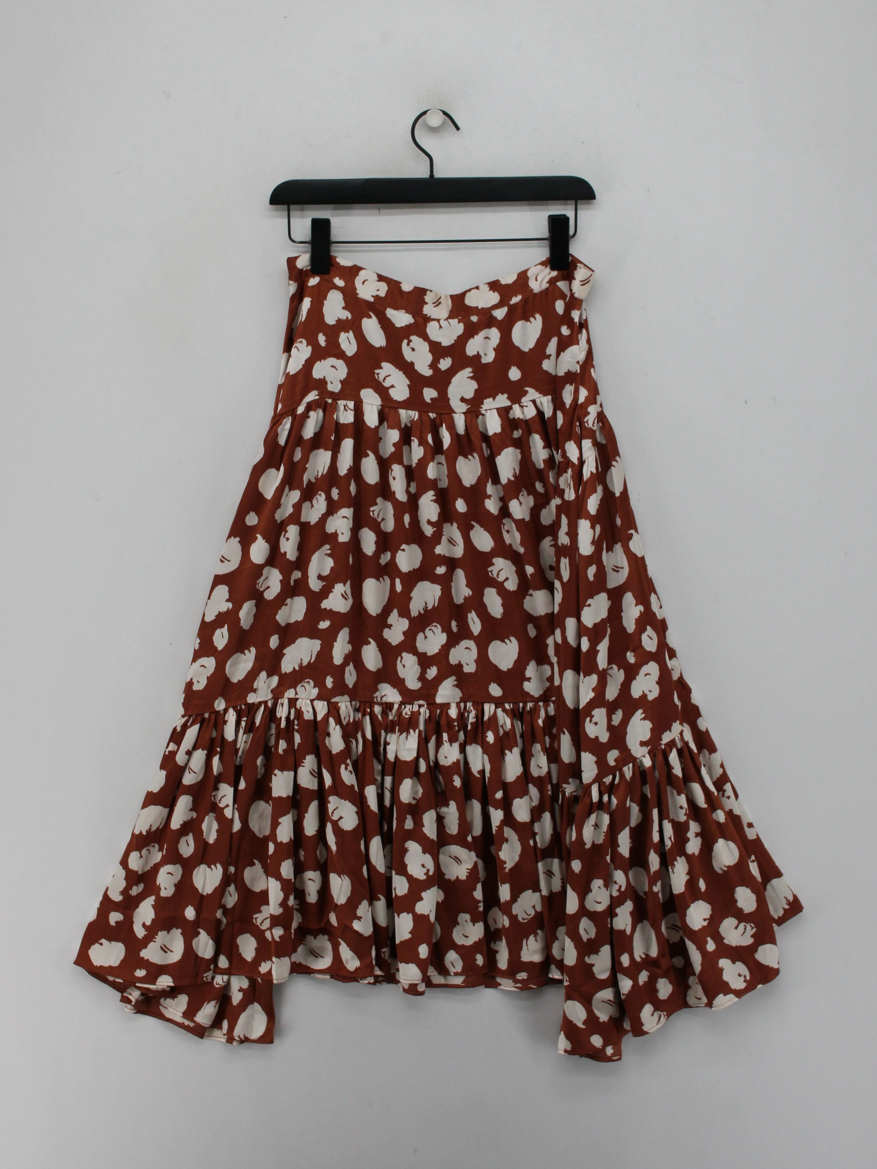 French Connection Women's Midi Skirt UK 14 Multi 100% Polyester A-Line - Image 2