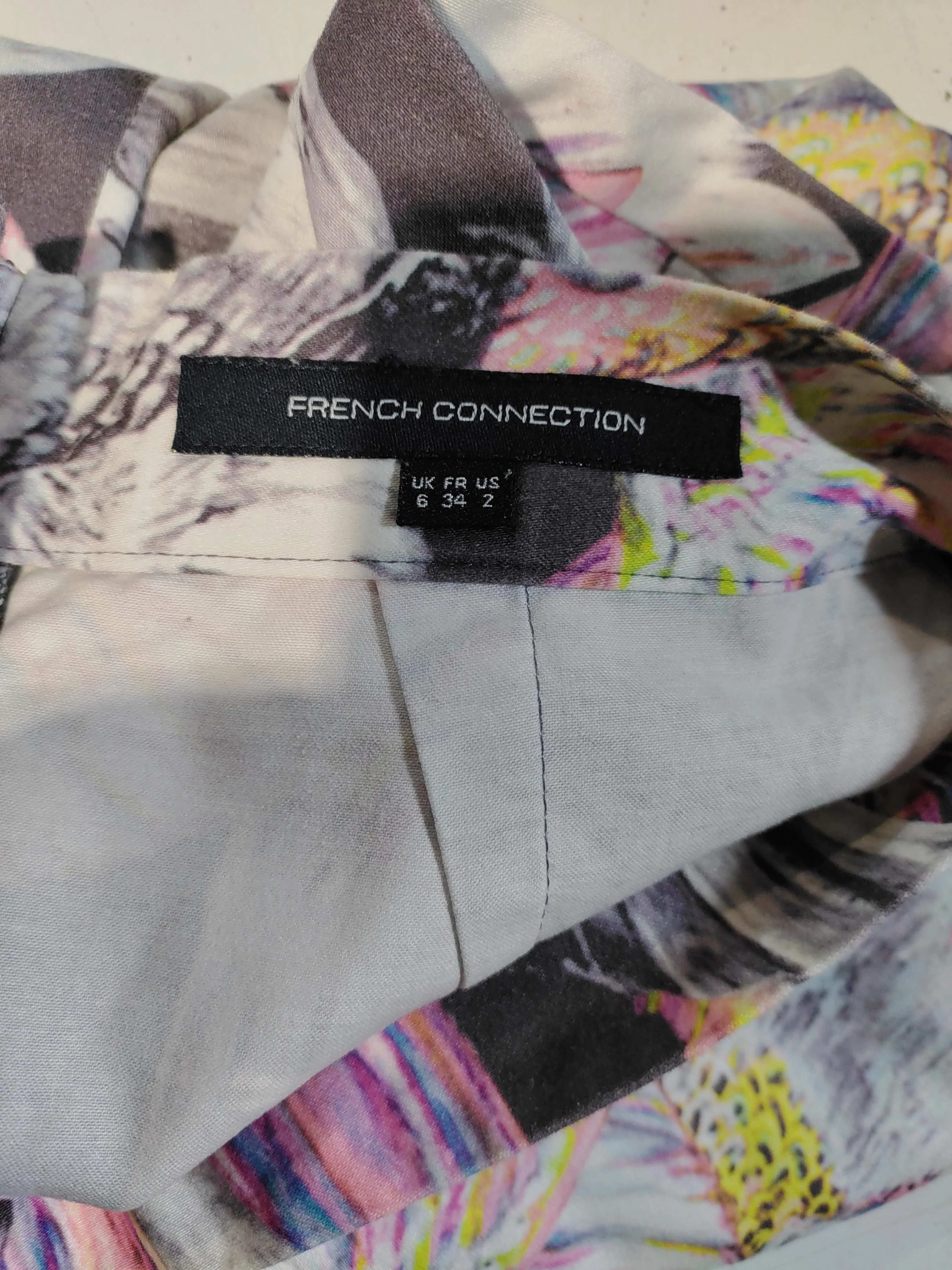 French Connection Women's Midi Skirt UK 6 Multi Cotton - Image 6