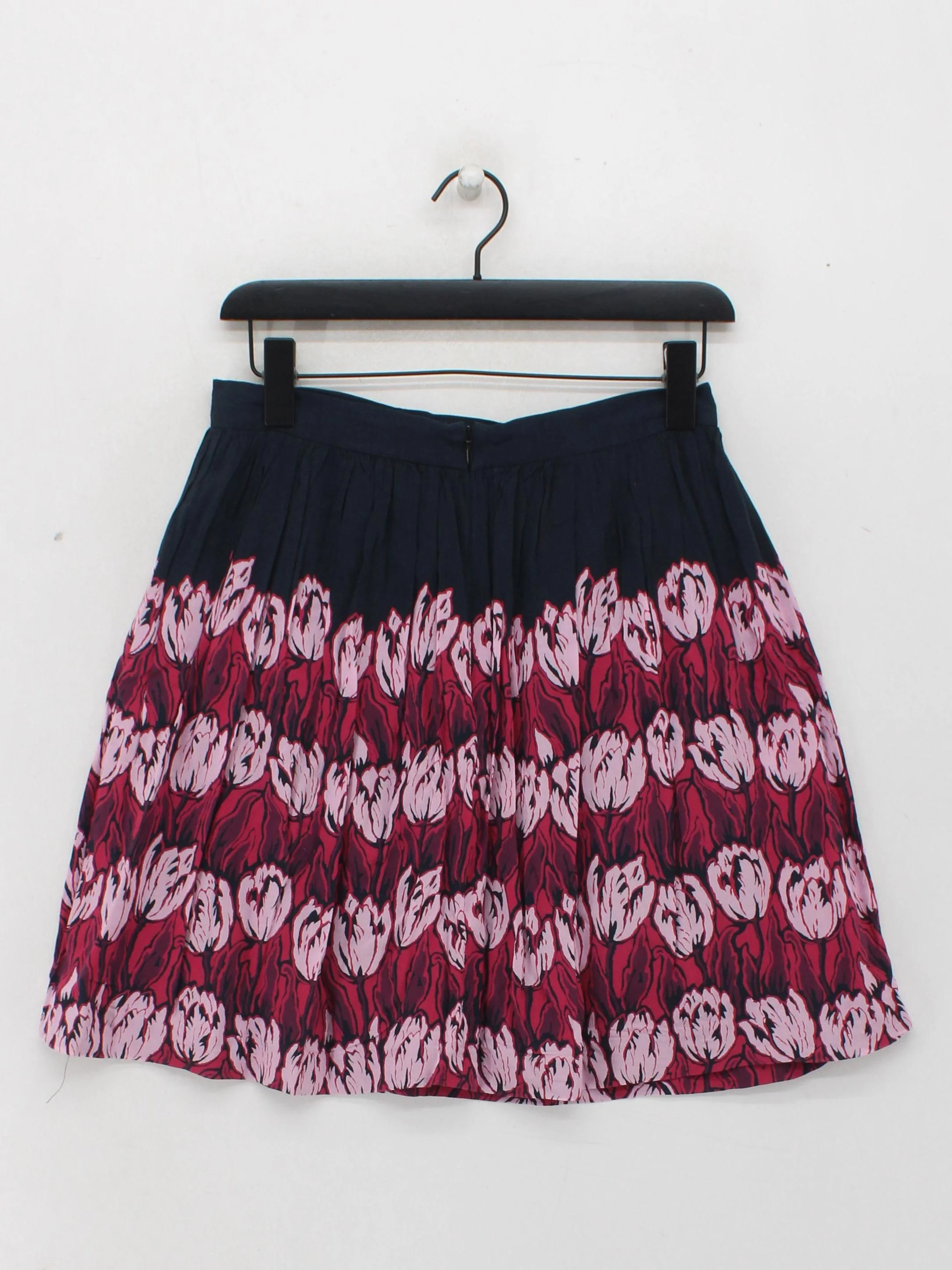 French Connection Women's Mini Skirt S Blue Floral 100% Viscose Short Mini - Image 2