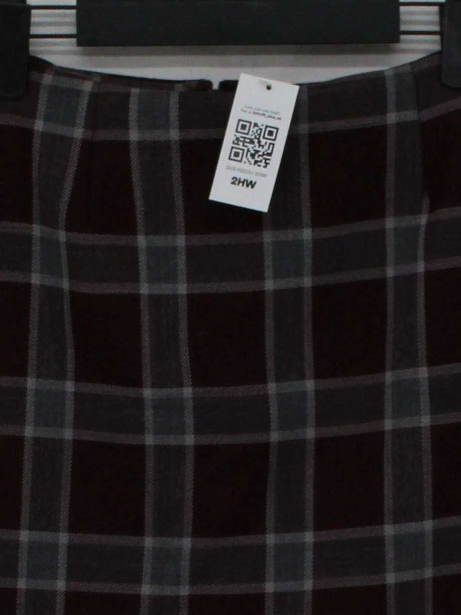 French Connection Women's Mini Skirt S Red Polyester with Wool, Elastane Mini - Image 3