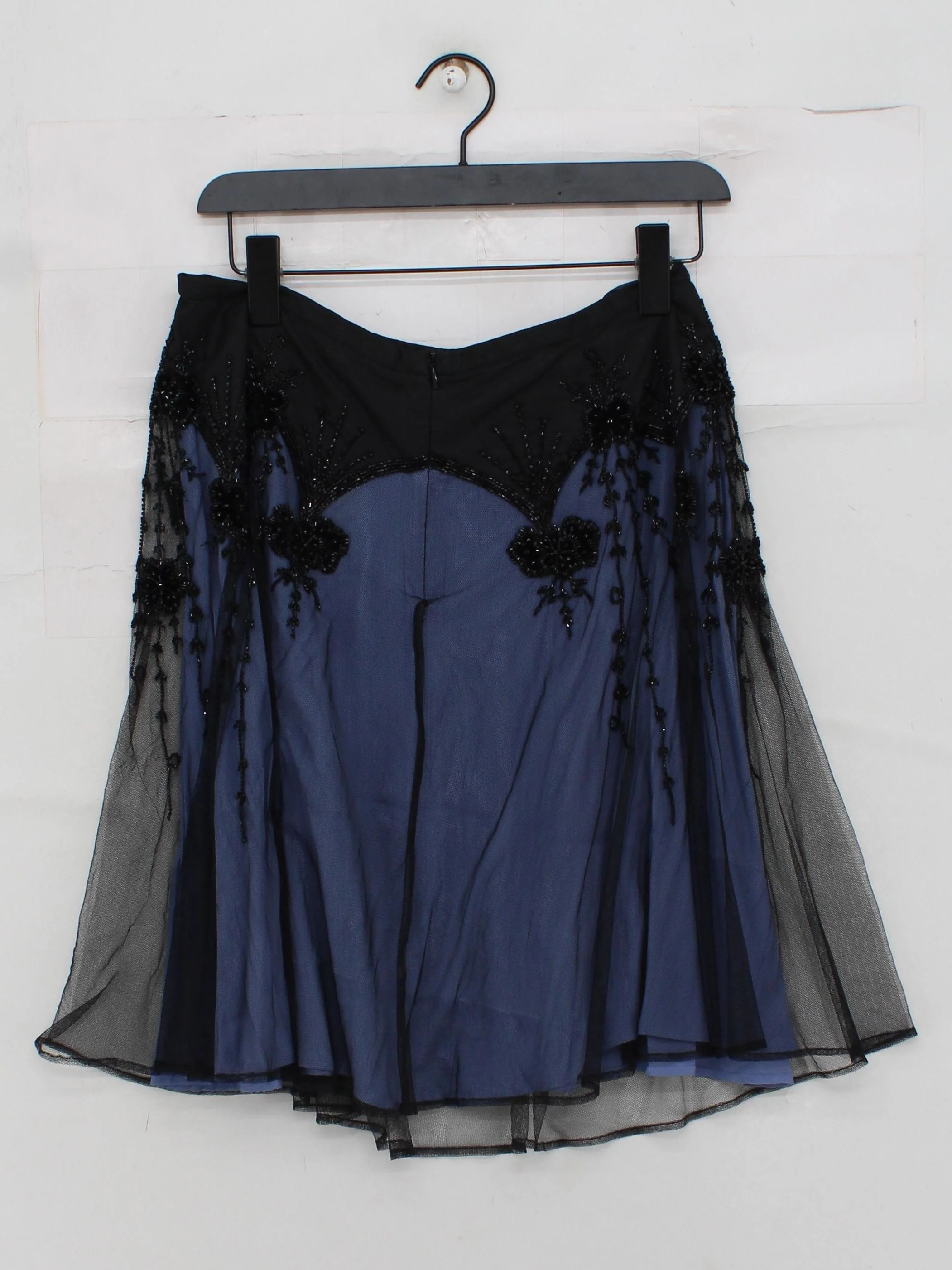French Connection Women's Mini Skirt UK 10 Blue Viscose - Image 2