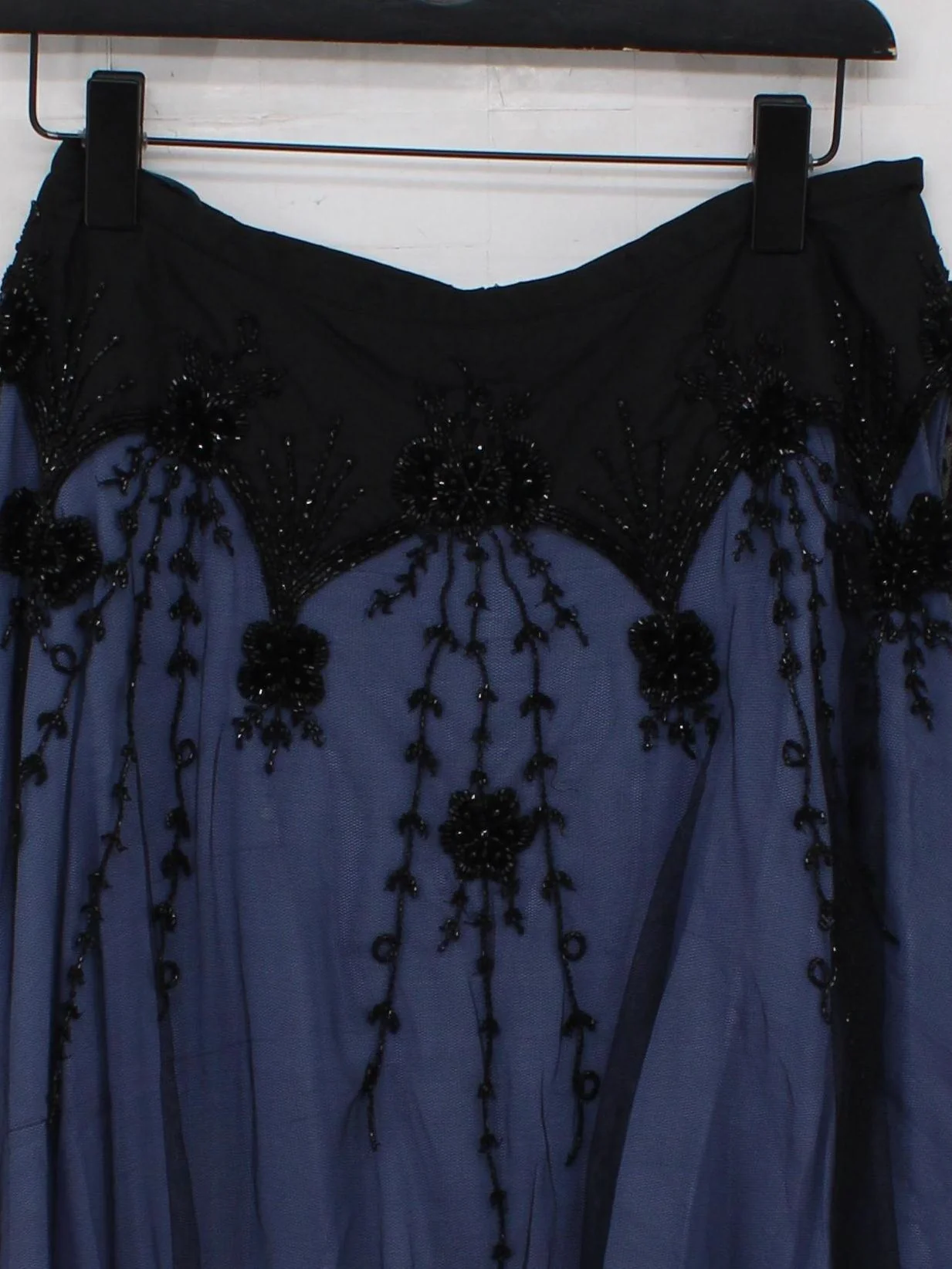 French Connection Women's Mini Skirt UK 10 Blue Viscose - Image 3