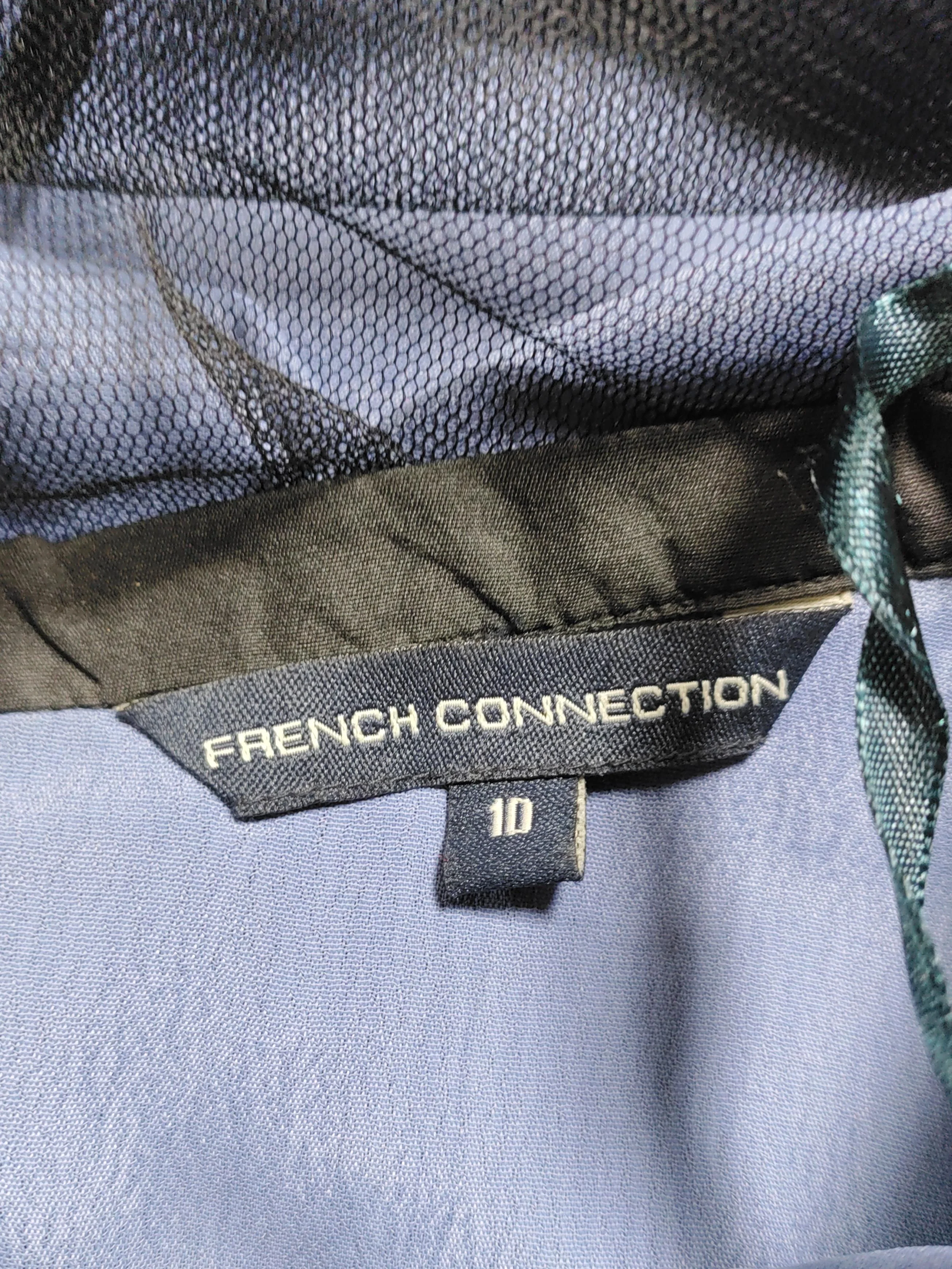 French Connection Women's Mini Skirt UK 10 Blue Viscose - Image 5