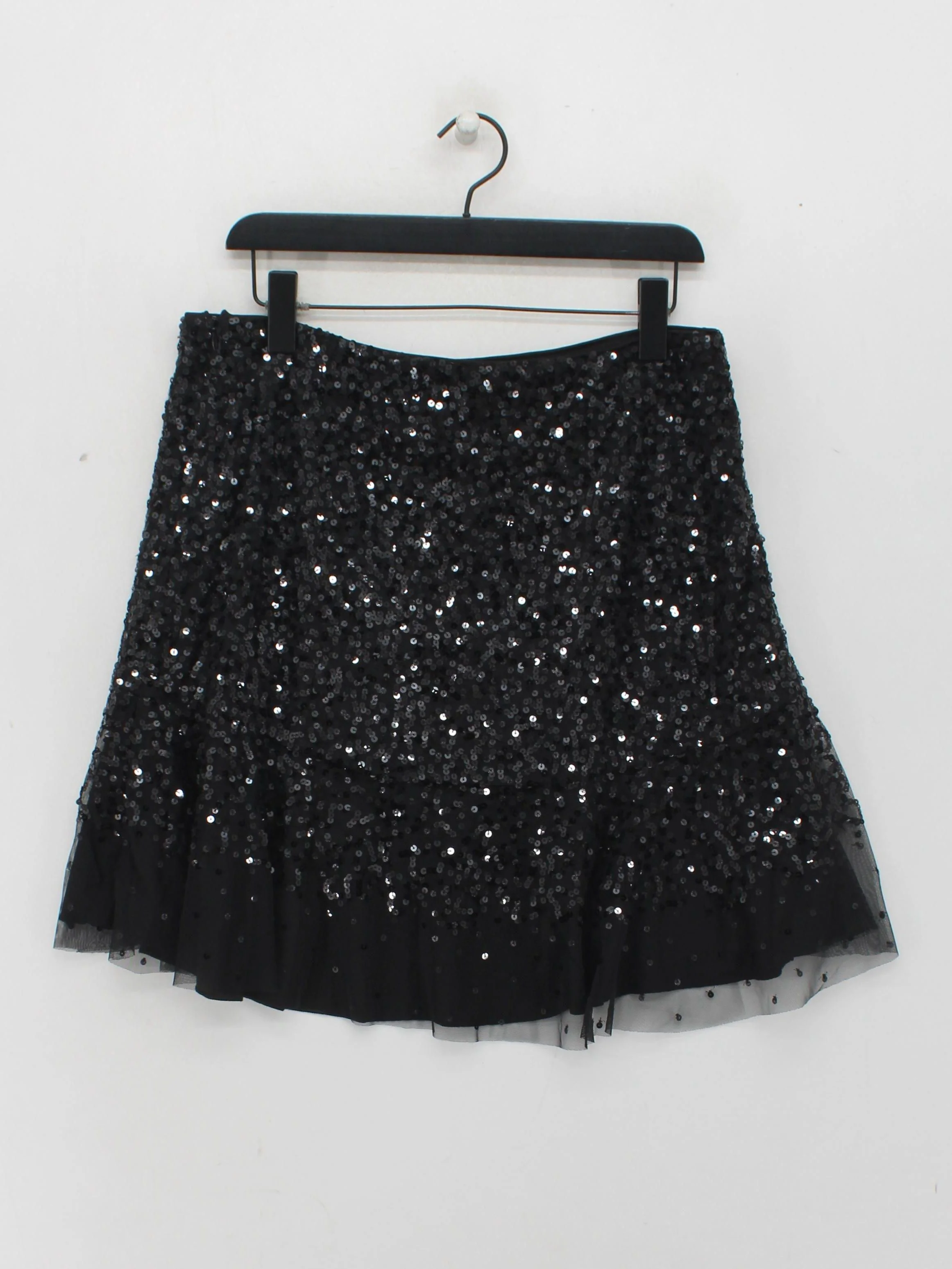 French Connection Women's Mini Skirt UK 16 Black 100% Polyester New with tags - Image 2