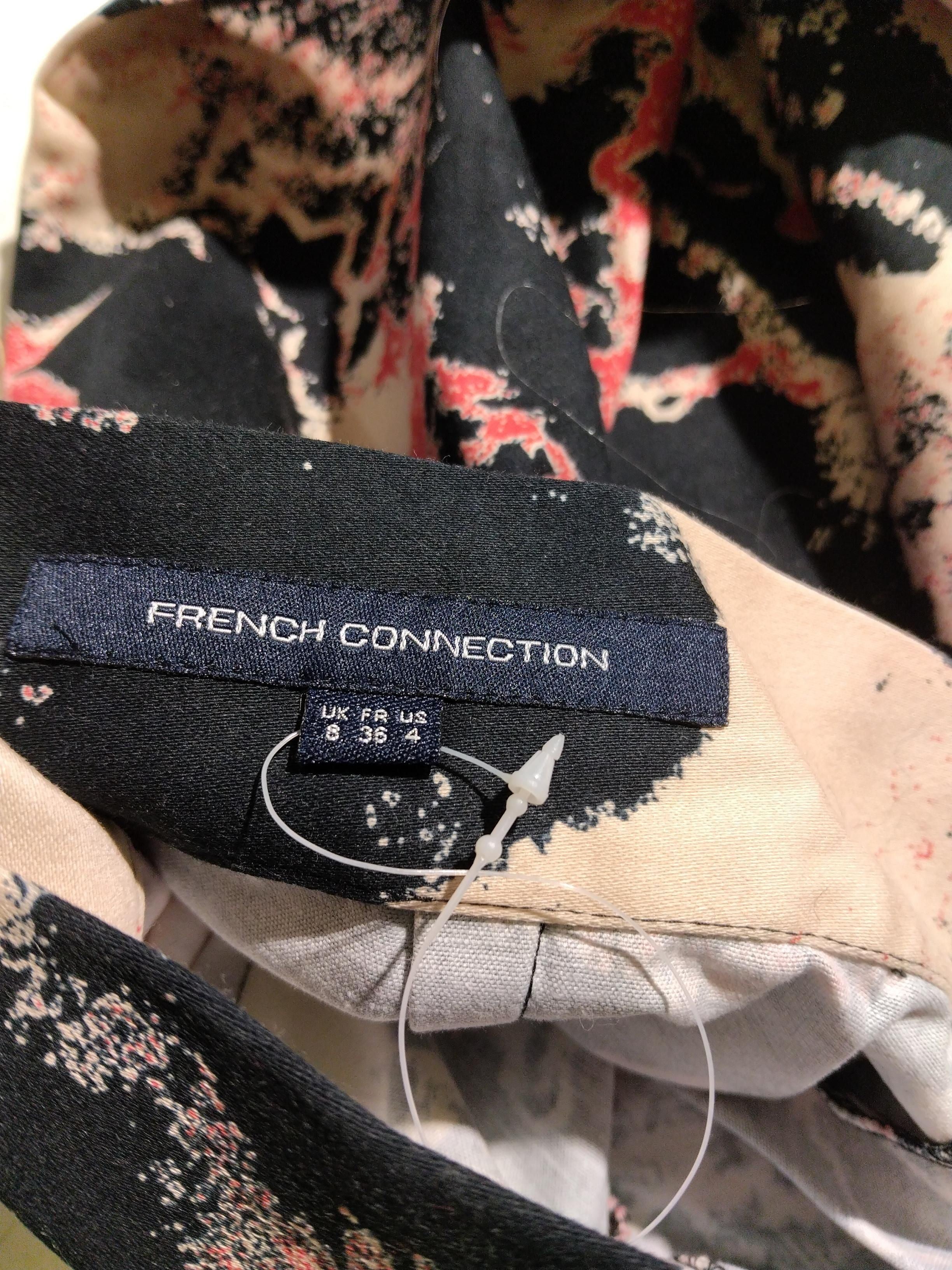 French Connection Women's Mini Skirt UK 8 Black Cotton with Elastane Short Mini - Image 5