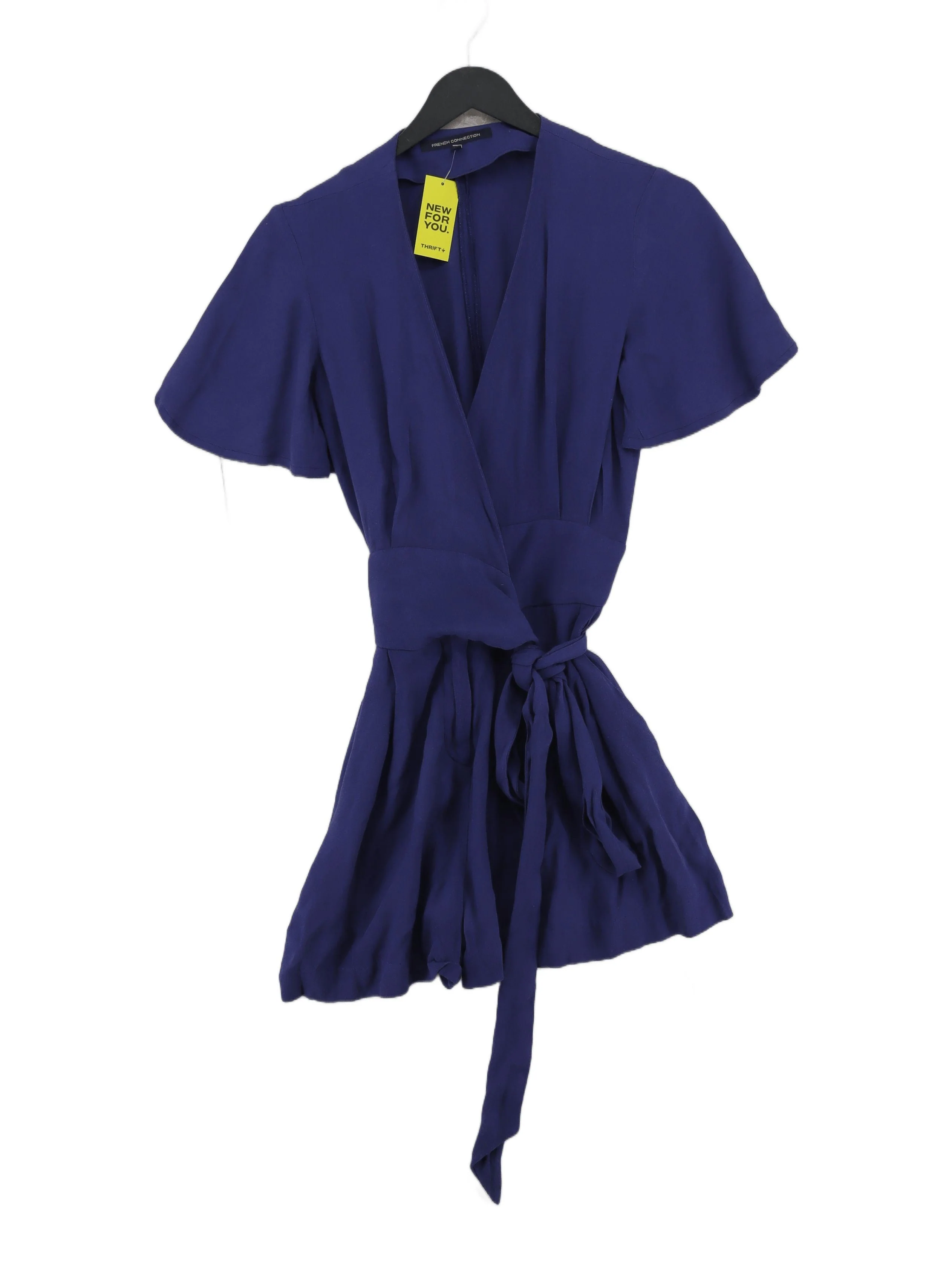 French Connection Women's Playsuit UK 8 Purple 100% Viscose Playsuit
