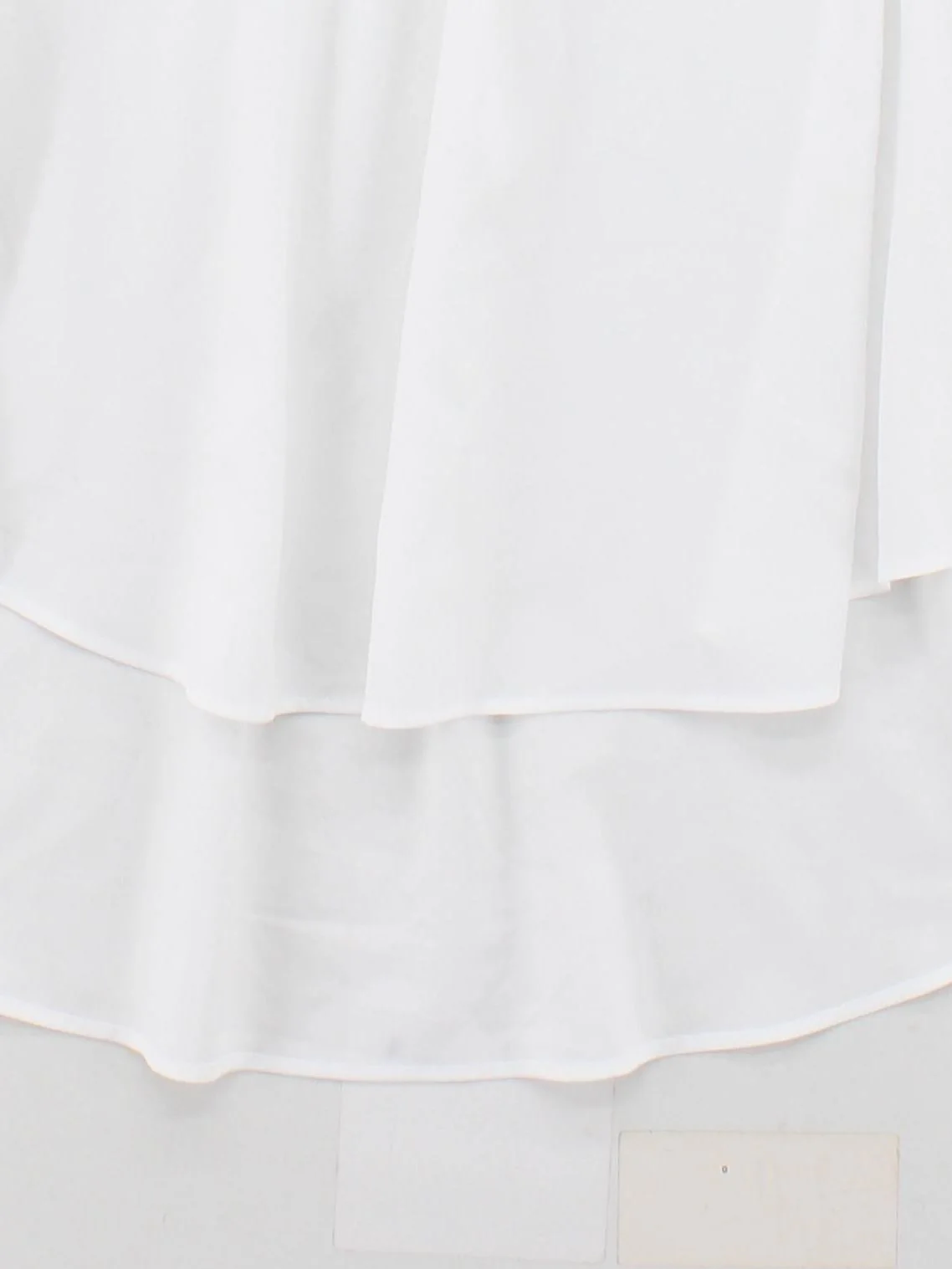 French Connection Women's Shirt L White 100% Polyester Basic - Image 4