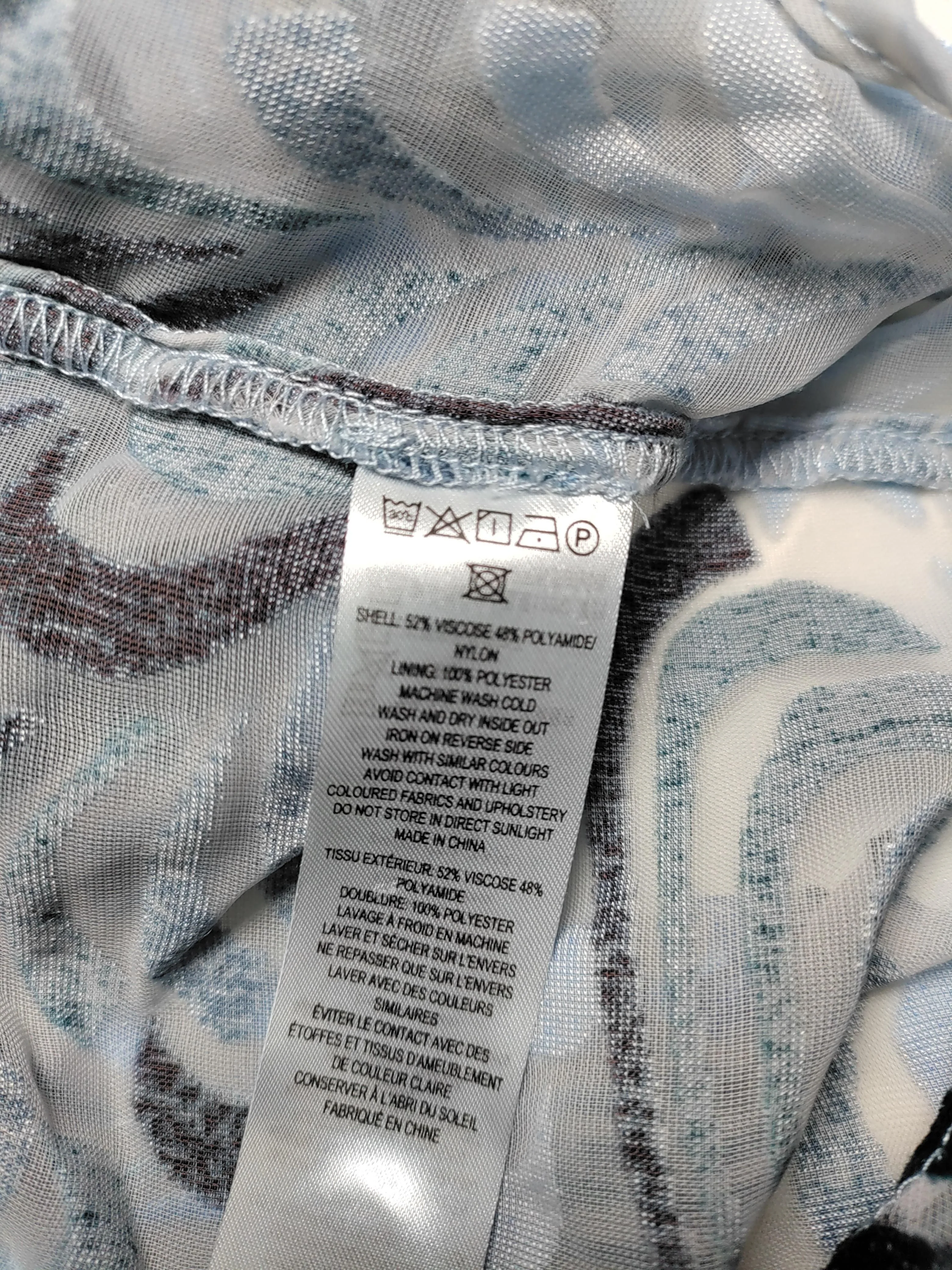 French Connection Women's Shirt S Multi Viscose with Polyamide, Polyester Basic - Image 6