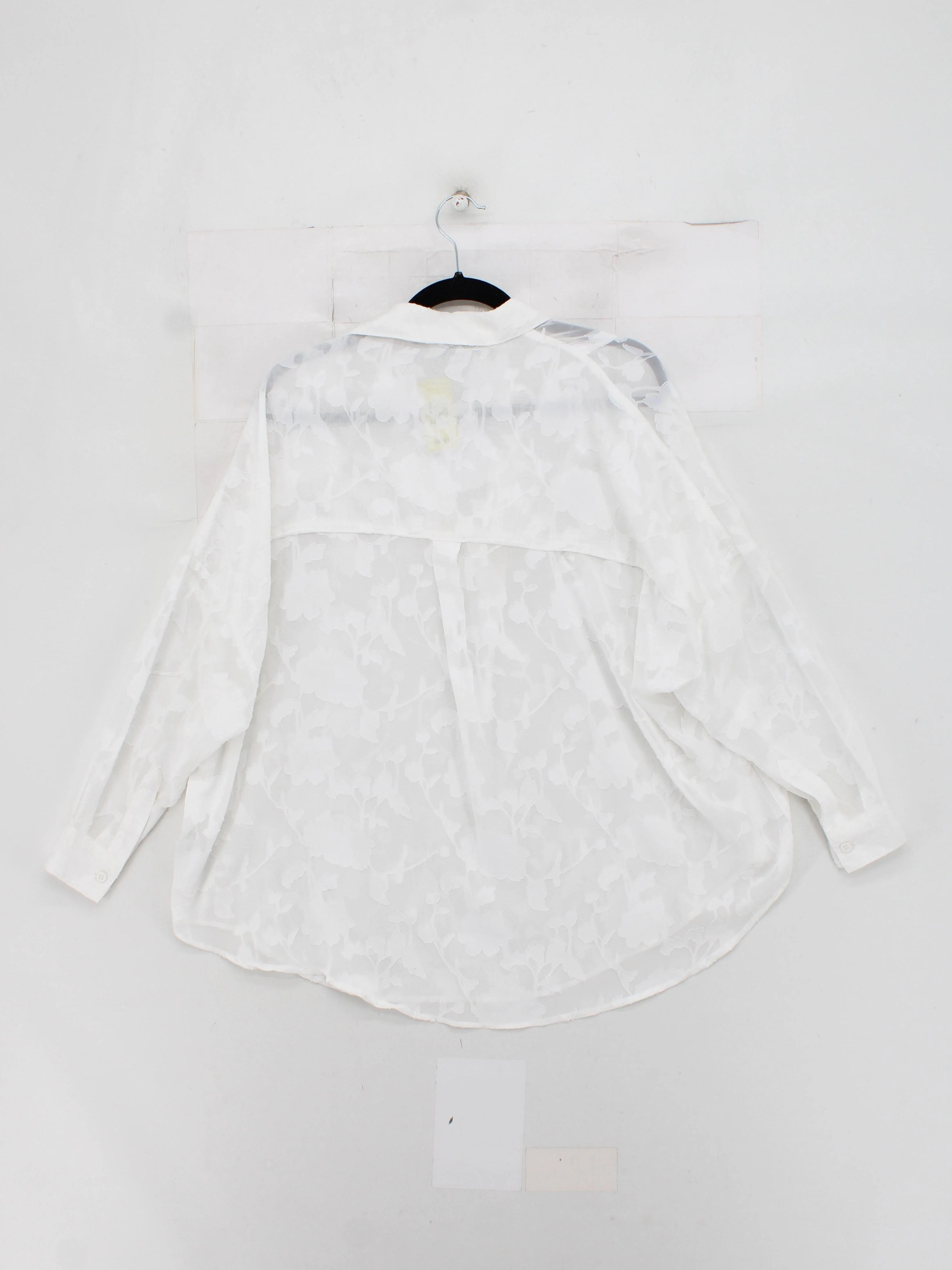French Connection Women's Shirt S White 100% Polyester Basic - Image 2