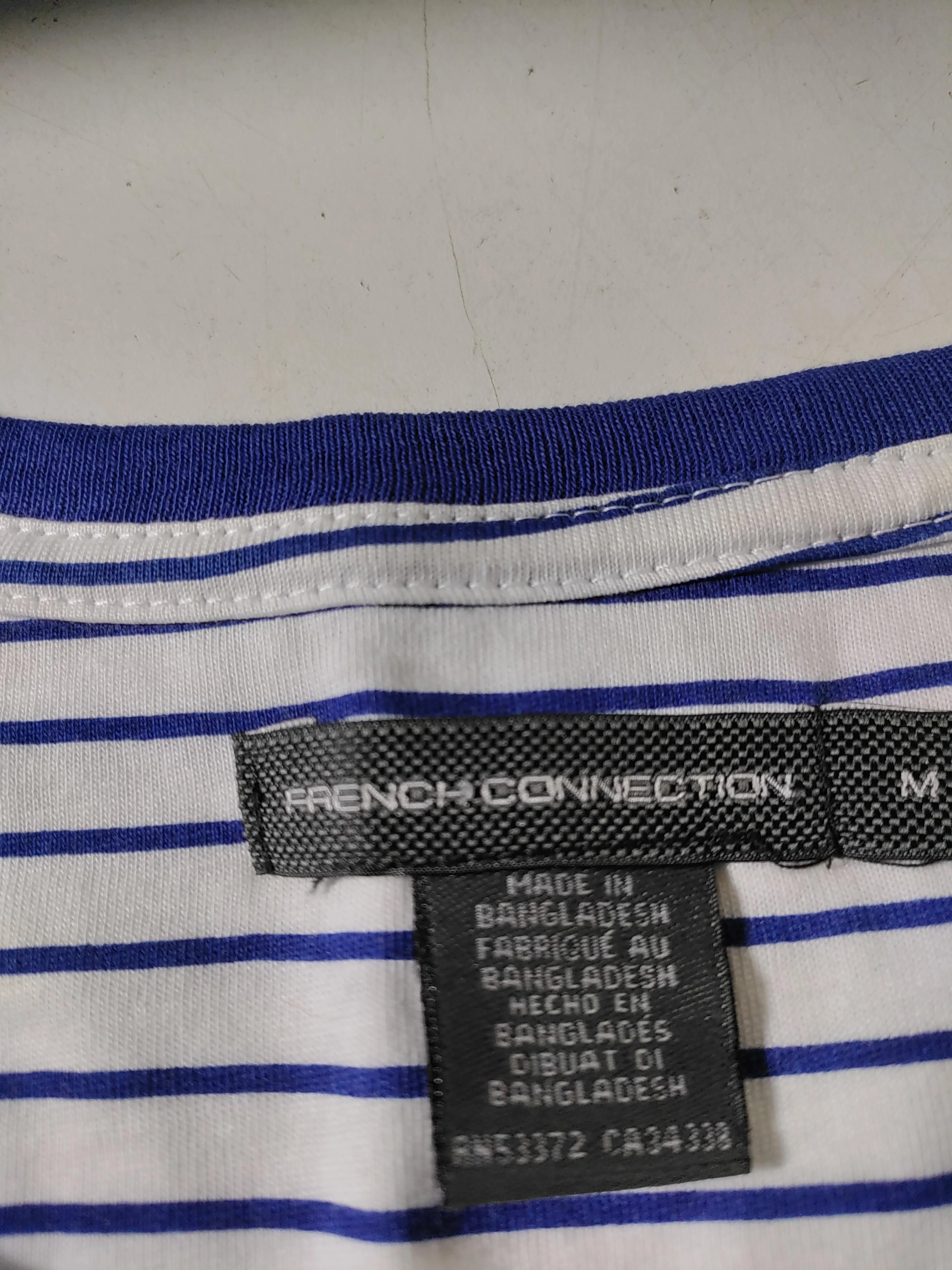 French Connection Women's T-Shirt M White 100% Cotton Basic - Image 5