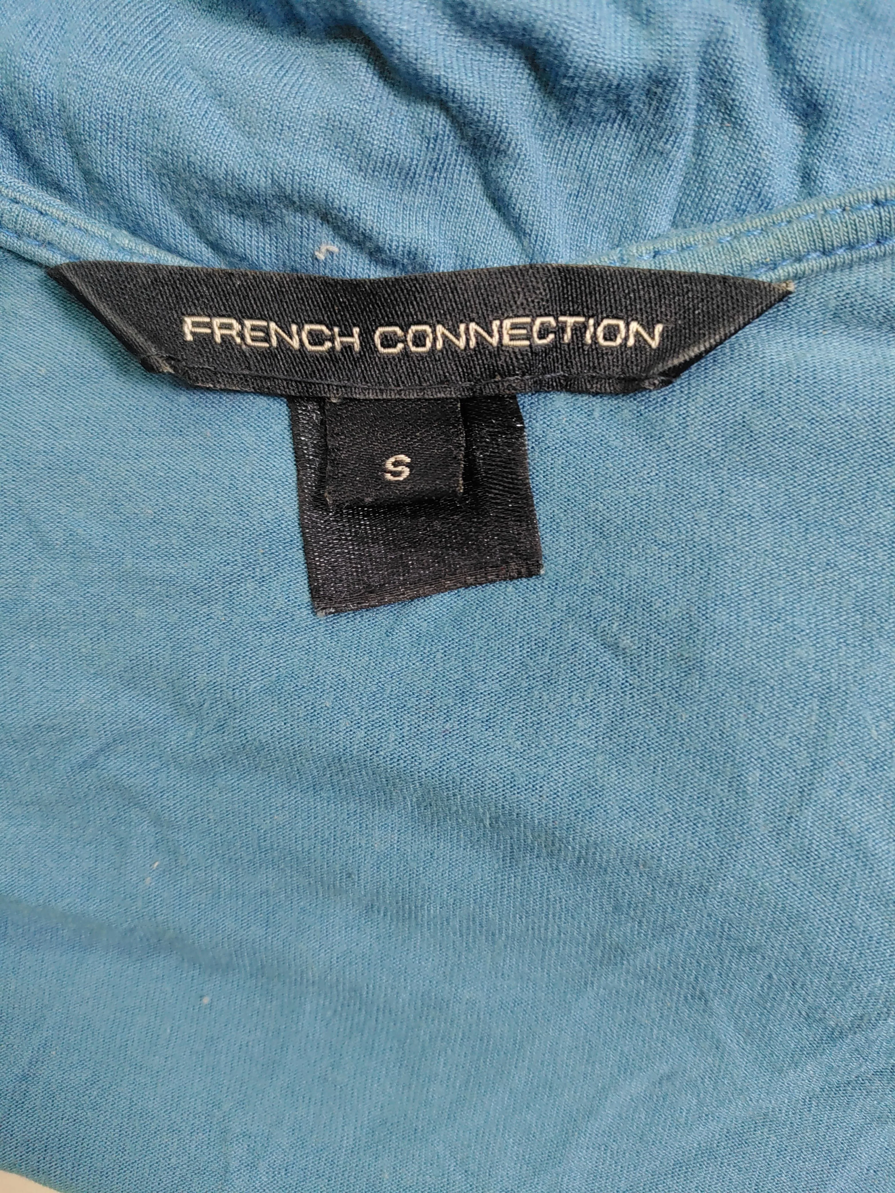 French Connection Women's T-Shirt S Blue 100% Viscose Basic - Image 7