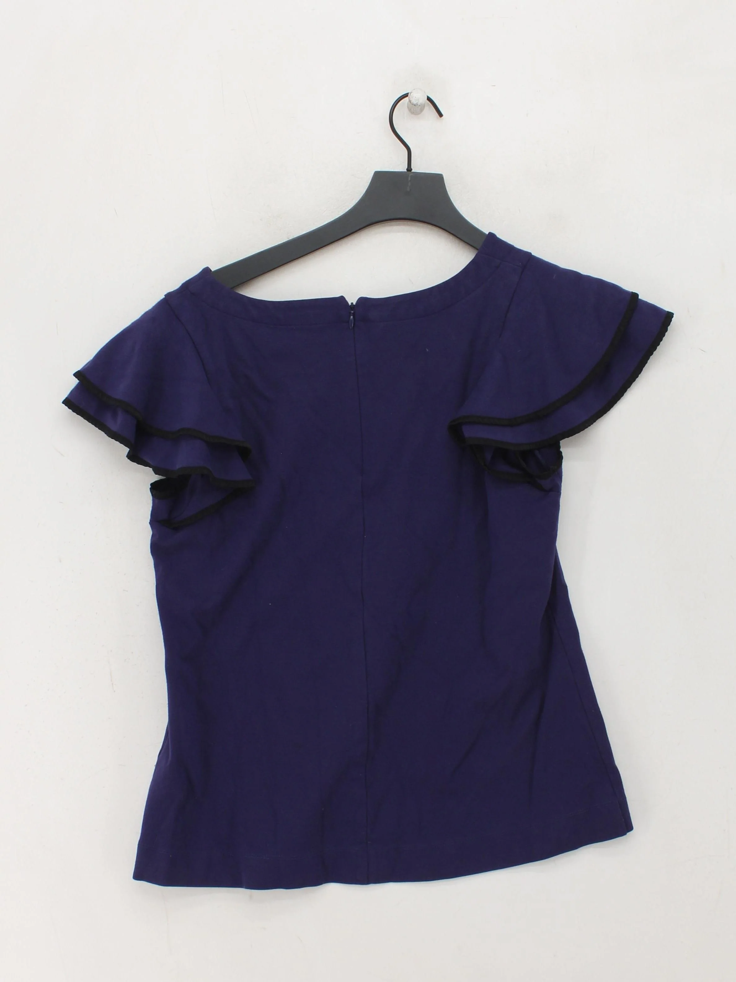 French Connection Women's T-Shirt XL Blue Viscose with Elastane Basic - Image 2