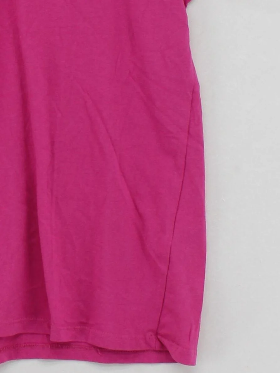 French Connection Women's T-Shirt XL Pink 100% Cotton Basic - Image 4
