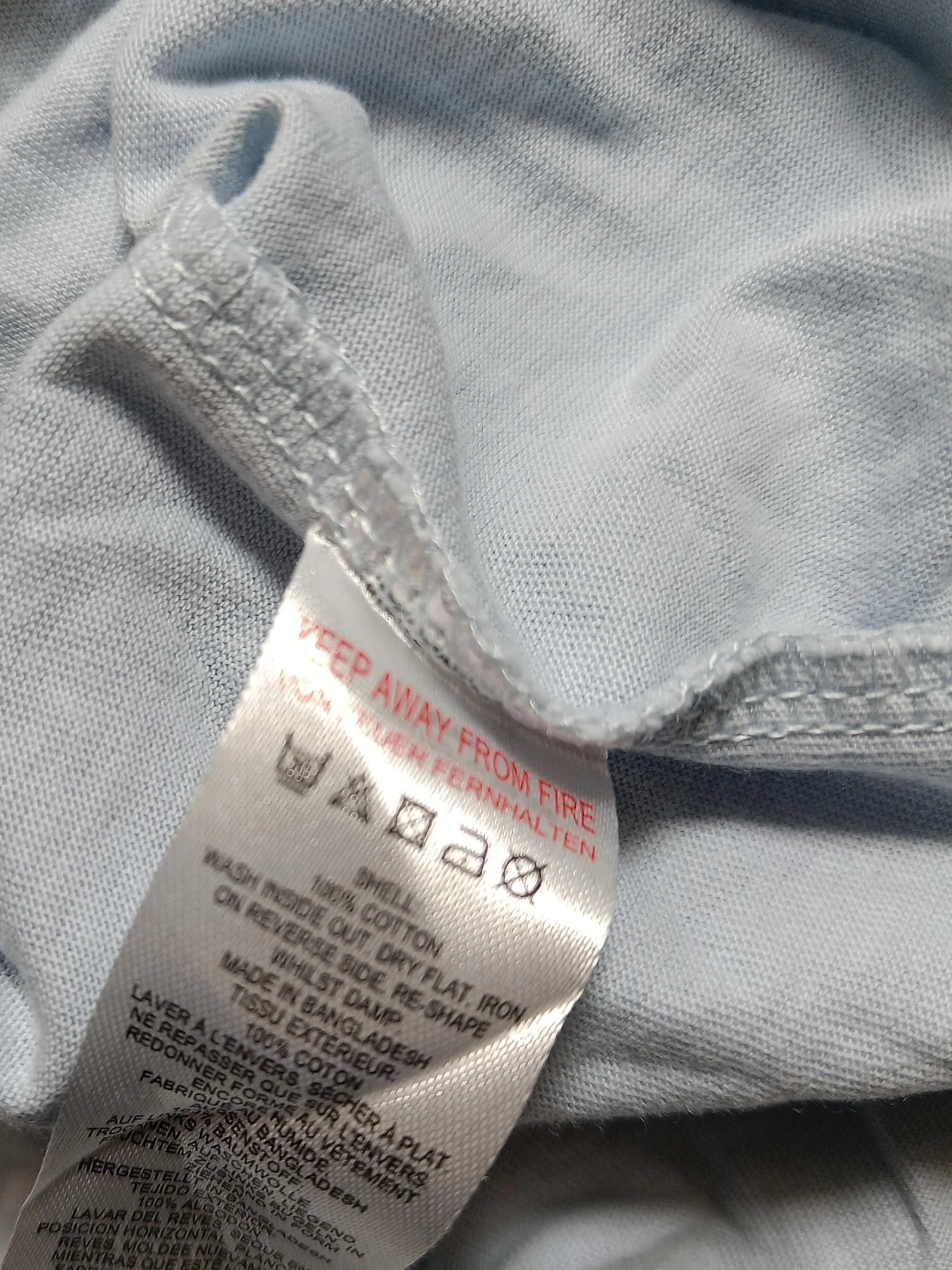 French Connection Women's T-Shirt XS Blue 100% Cotton Basic - Image 7