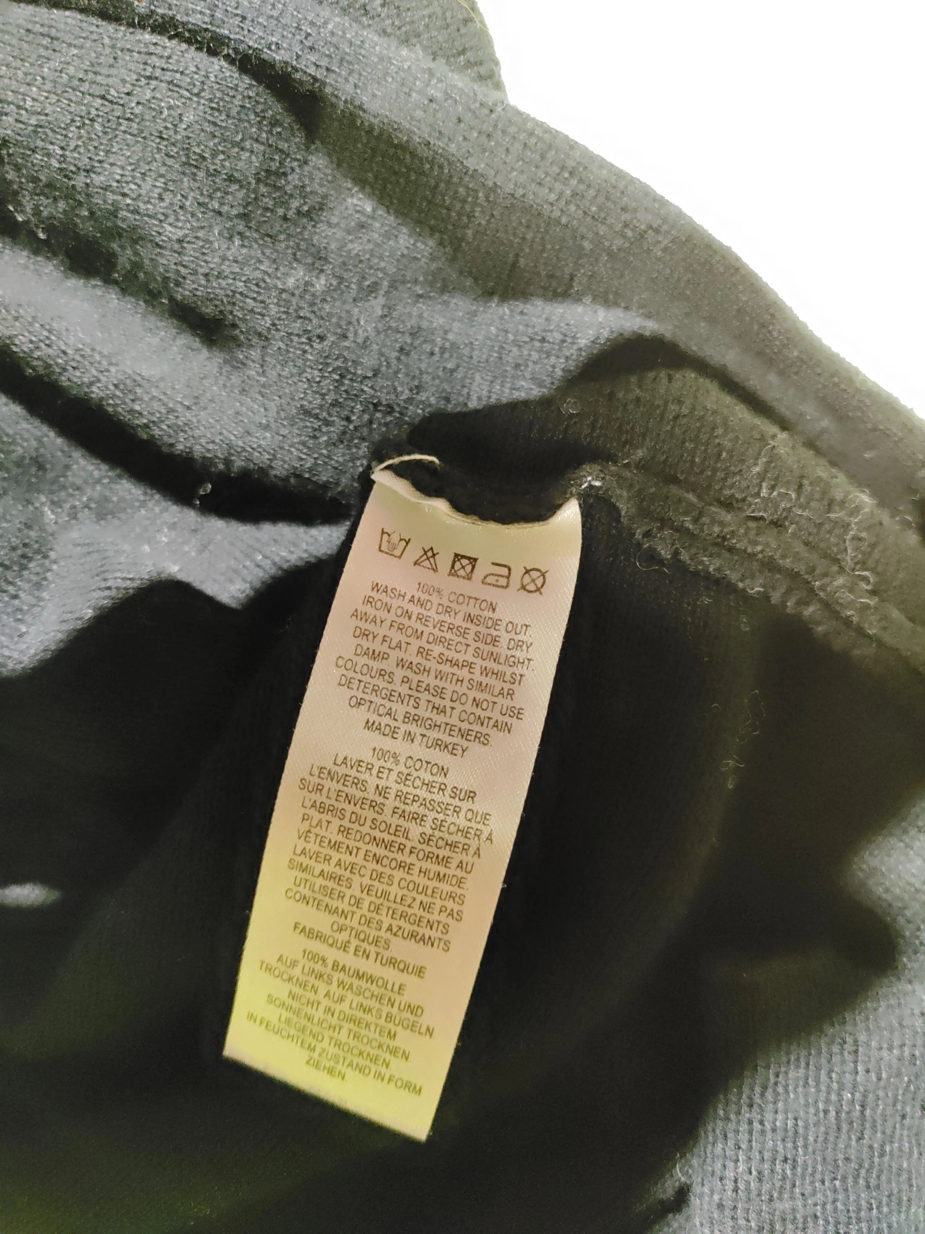 French Connection Women's Top L Black 100% Cotton 3/4 Sleeve Round Neck Basic - Image 6