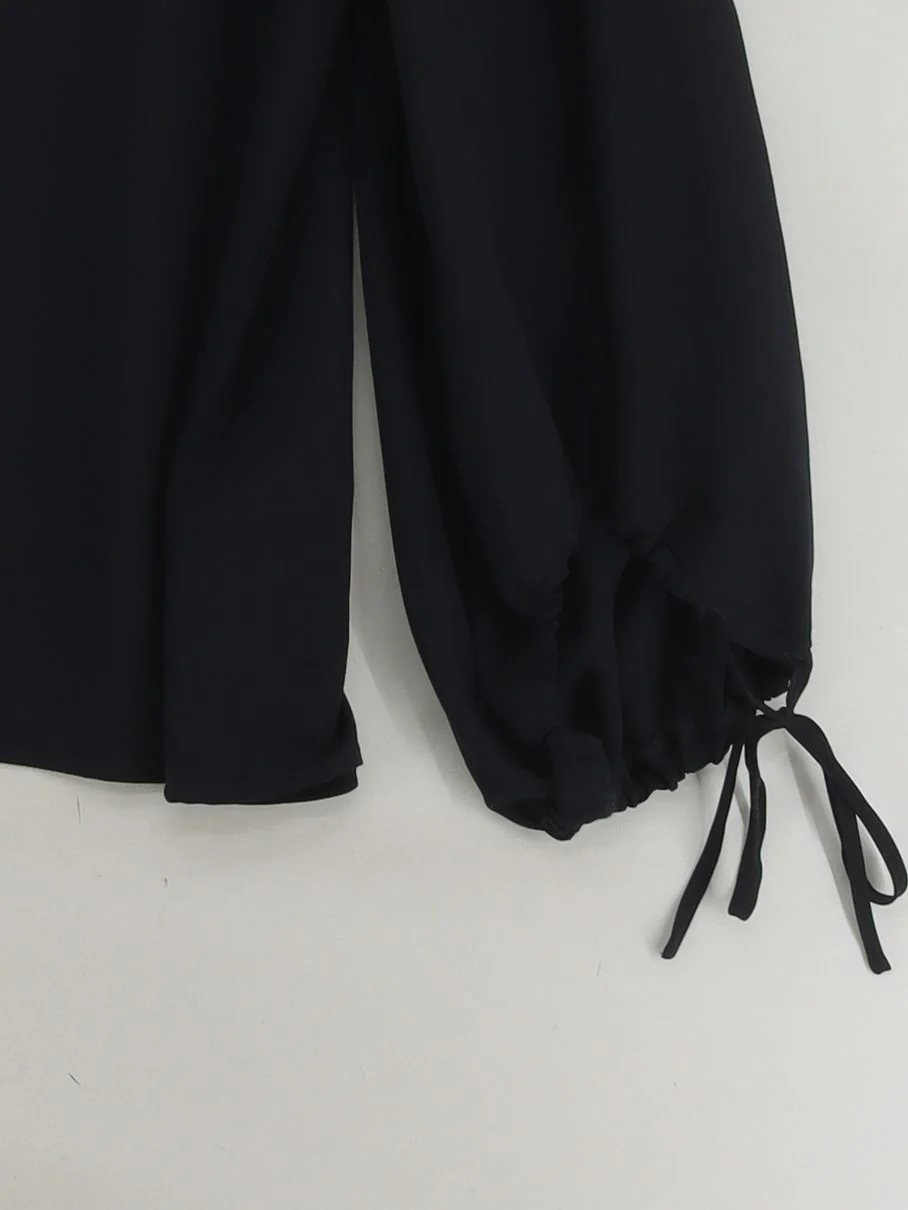 French Connection Women's Top L Black 100% Polyester Basic - Image 4