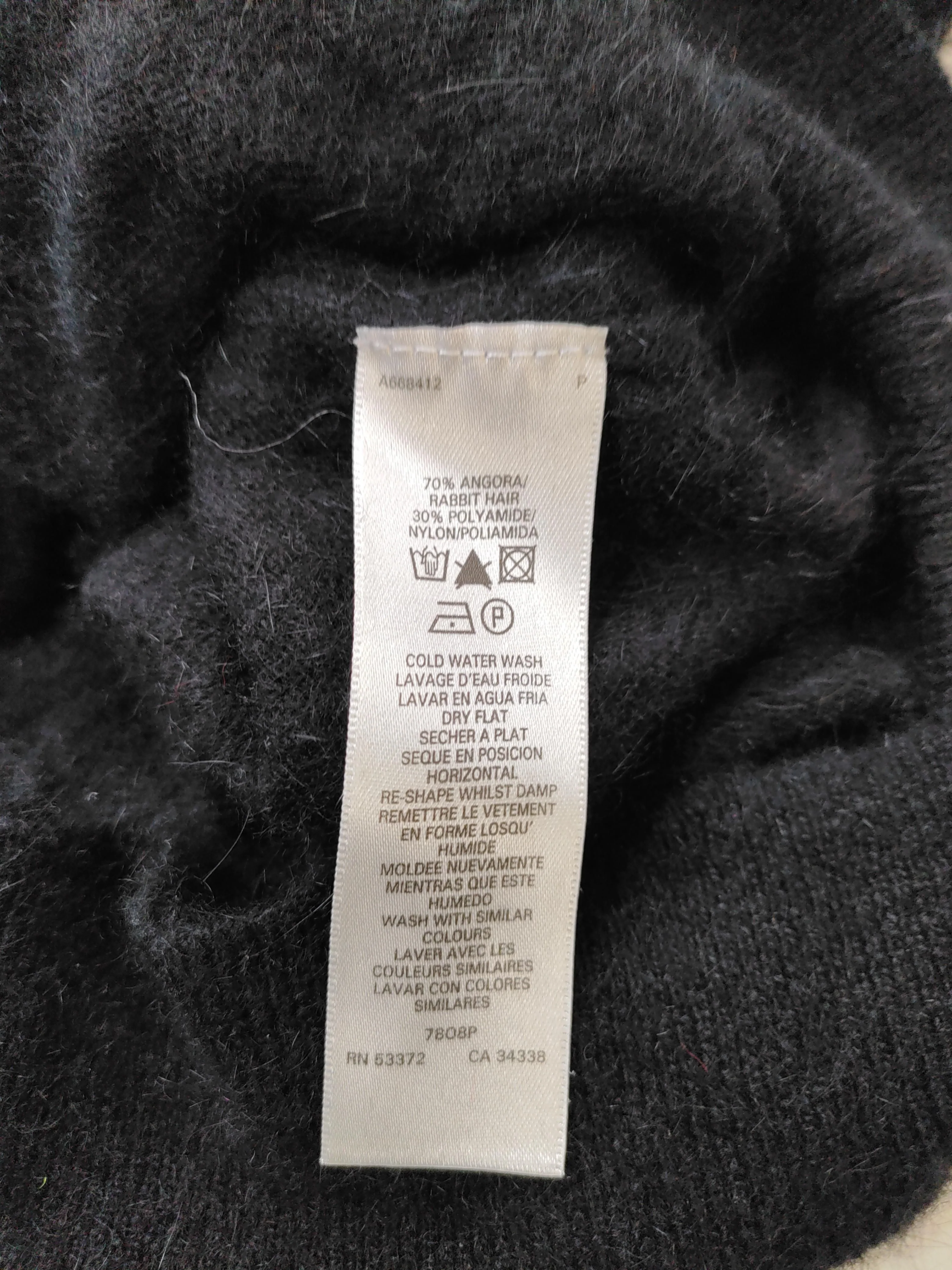 French Connection Women's Top L Black Angora with Polyamide Basic - Image 6