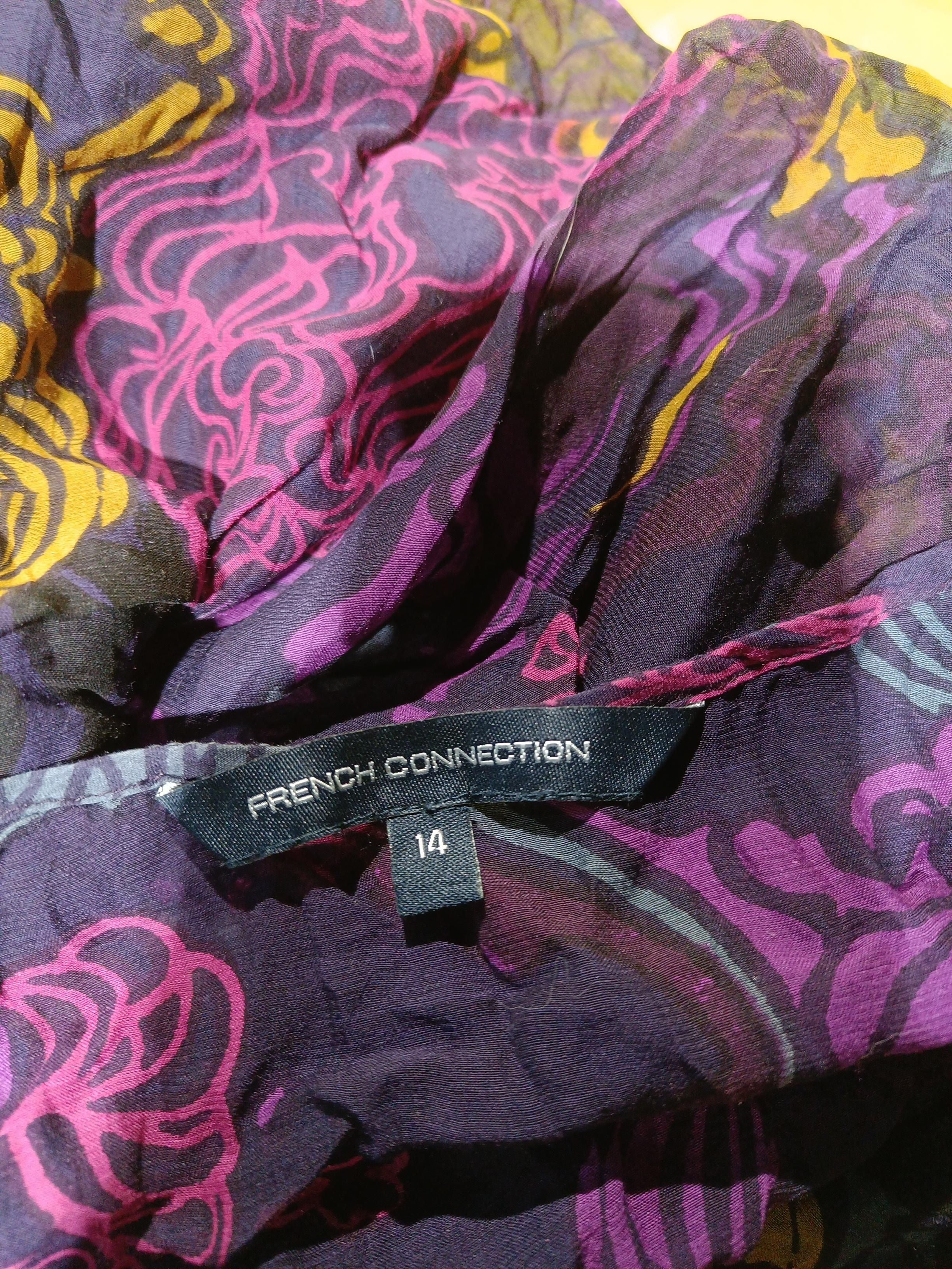 French Connection Women's Top L Multi 100% Lyocell Modal Basic - Image 5