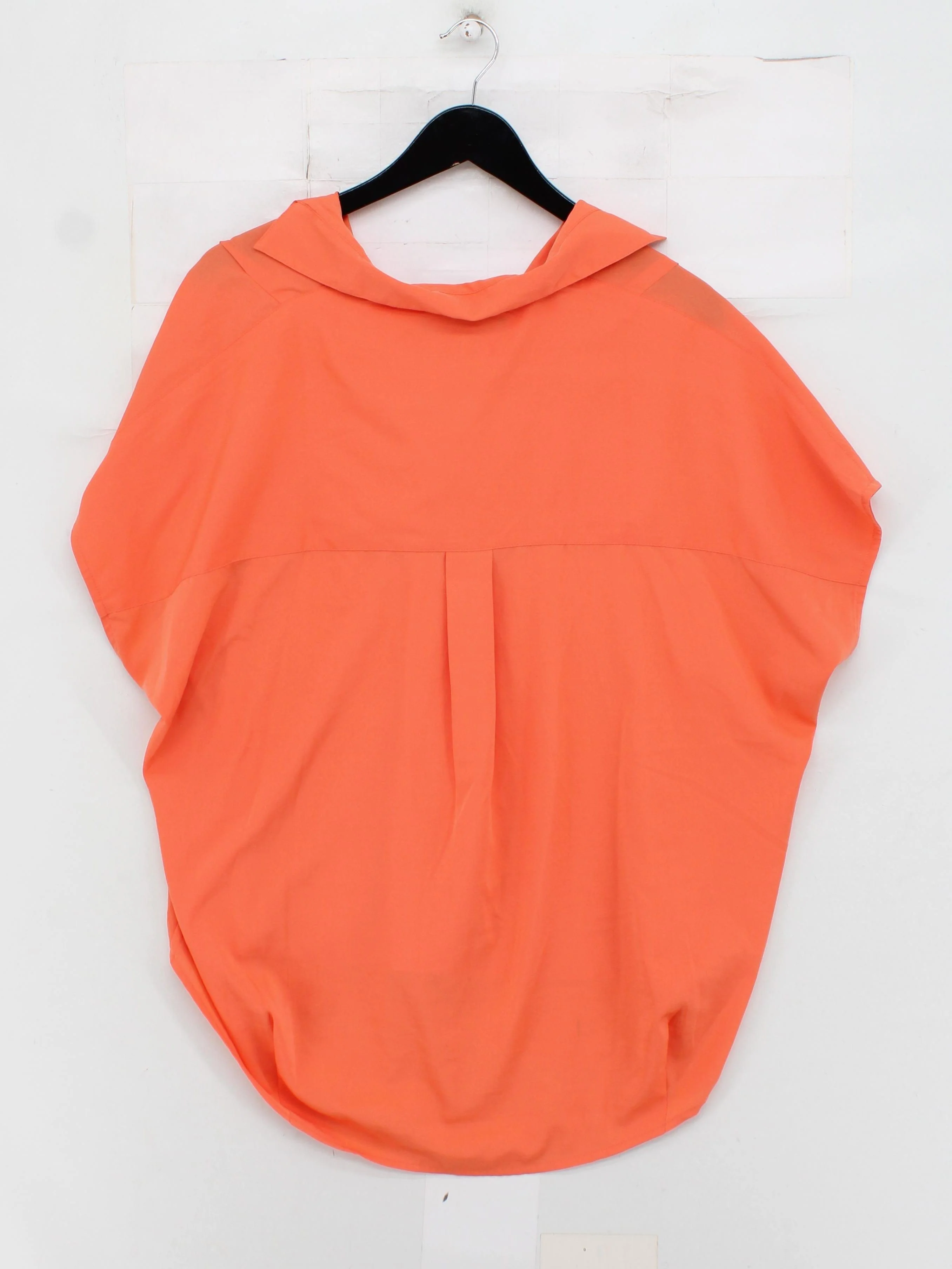 French Connection Women's Top L Orange 100% Polyester Basic - Image 2