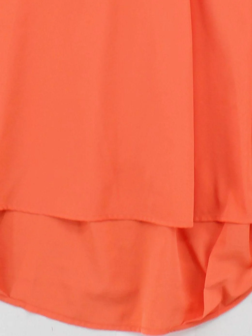 French Connection Women's Top L Orange 100% Polyester Basic - Image 4