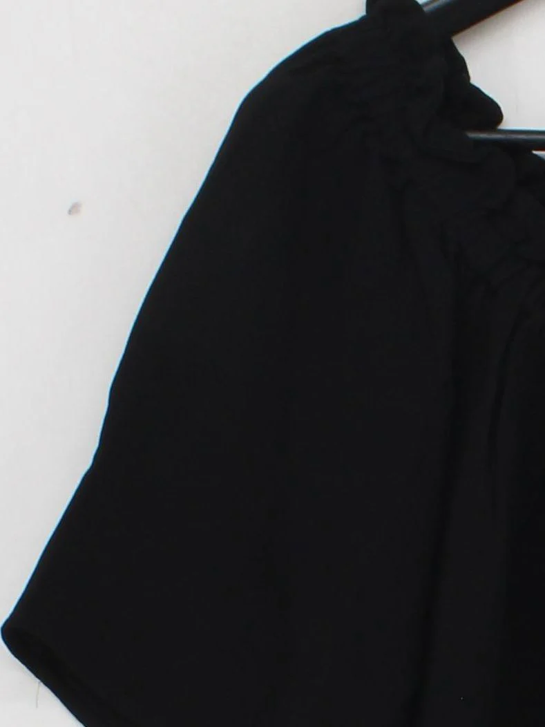 French Connection Women's Top M Black 100% Viscose Basic - Image 4