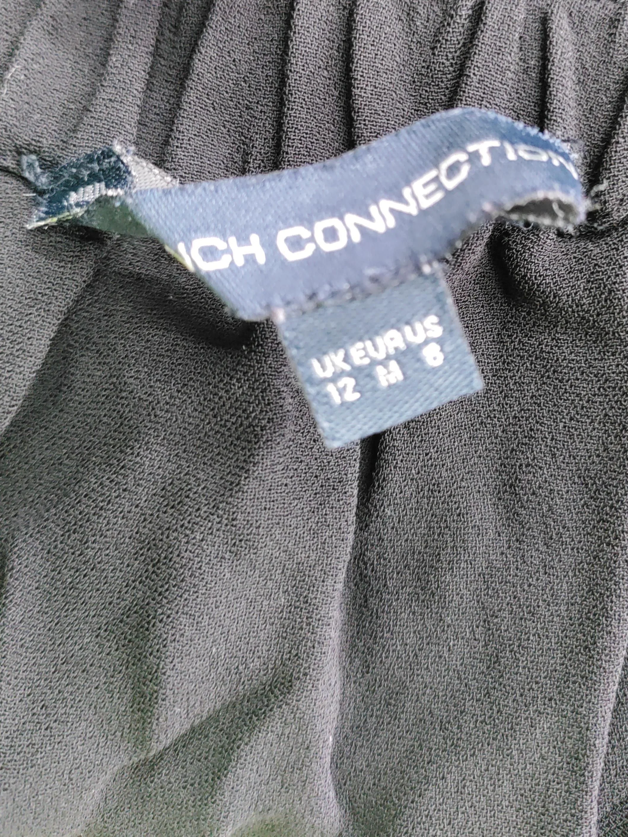 French Connection Women's Top M Black 100% Viscose Basic - Image 5