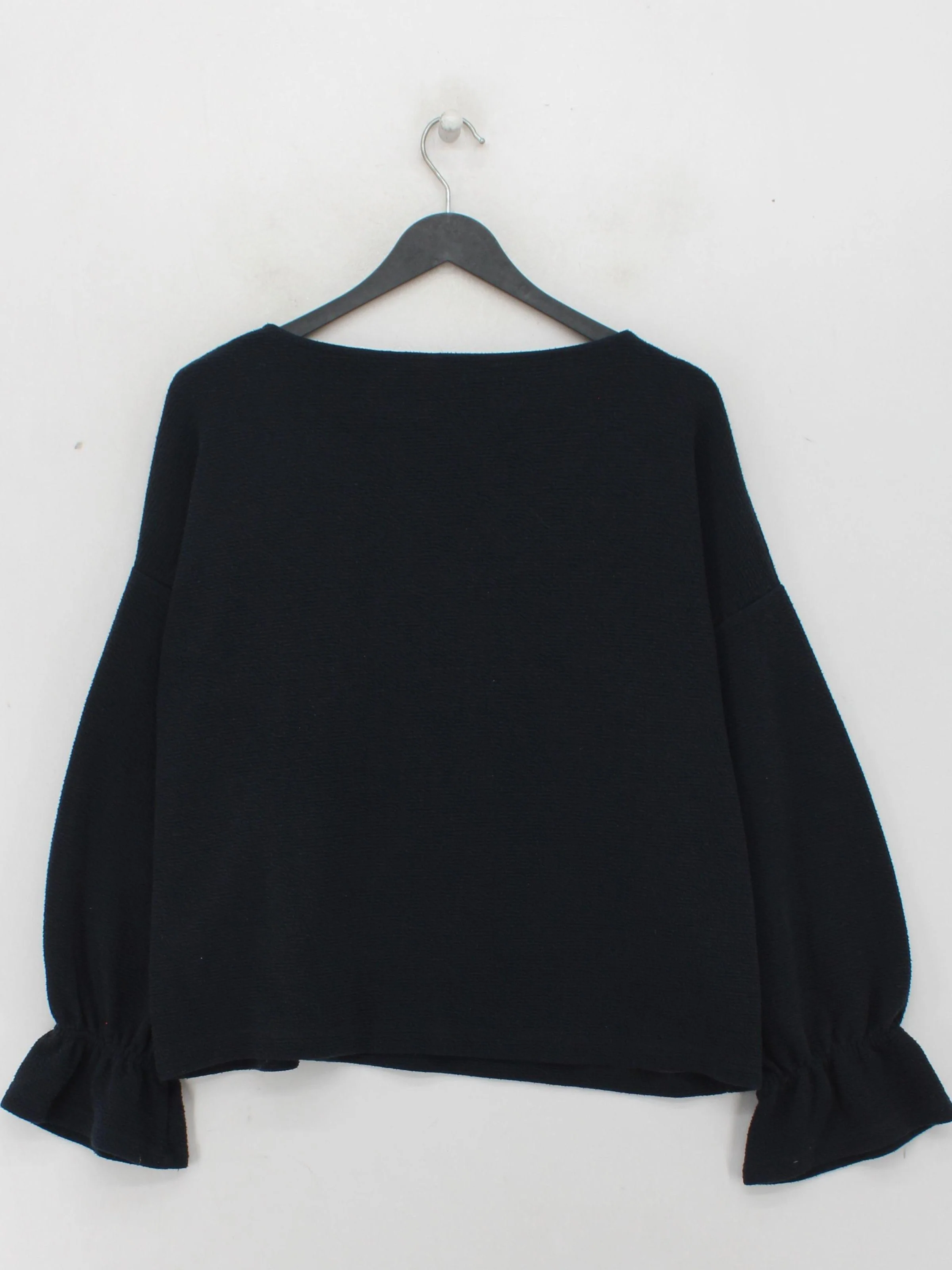 French Connection Women's Top M Black Polyester with Viscose, Elastane Basic - Image 2