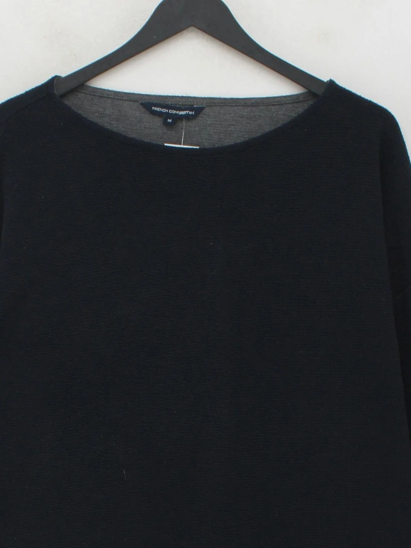 French Connection Women's Top M Black Polyester with Viscose, Elastane Basic - Image 3