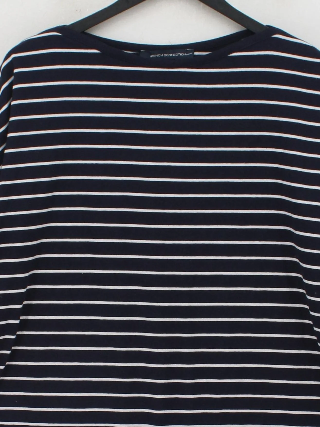 French Connection Women's Top M Blue Cotton with Elastane Basic - Image 3