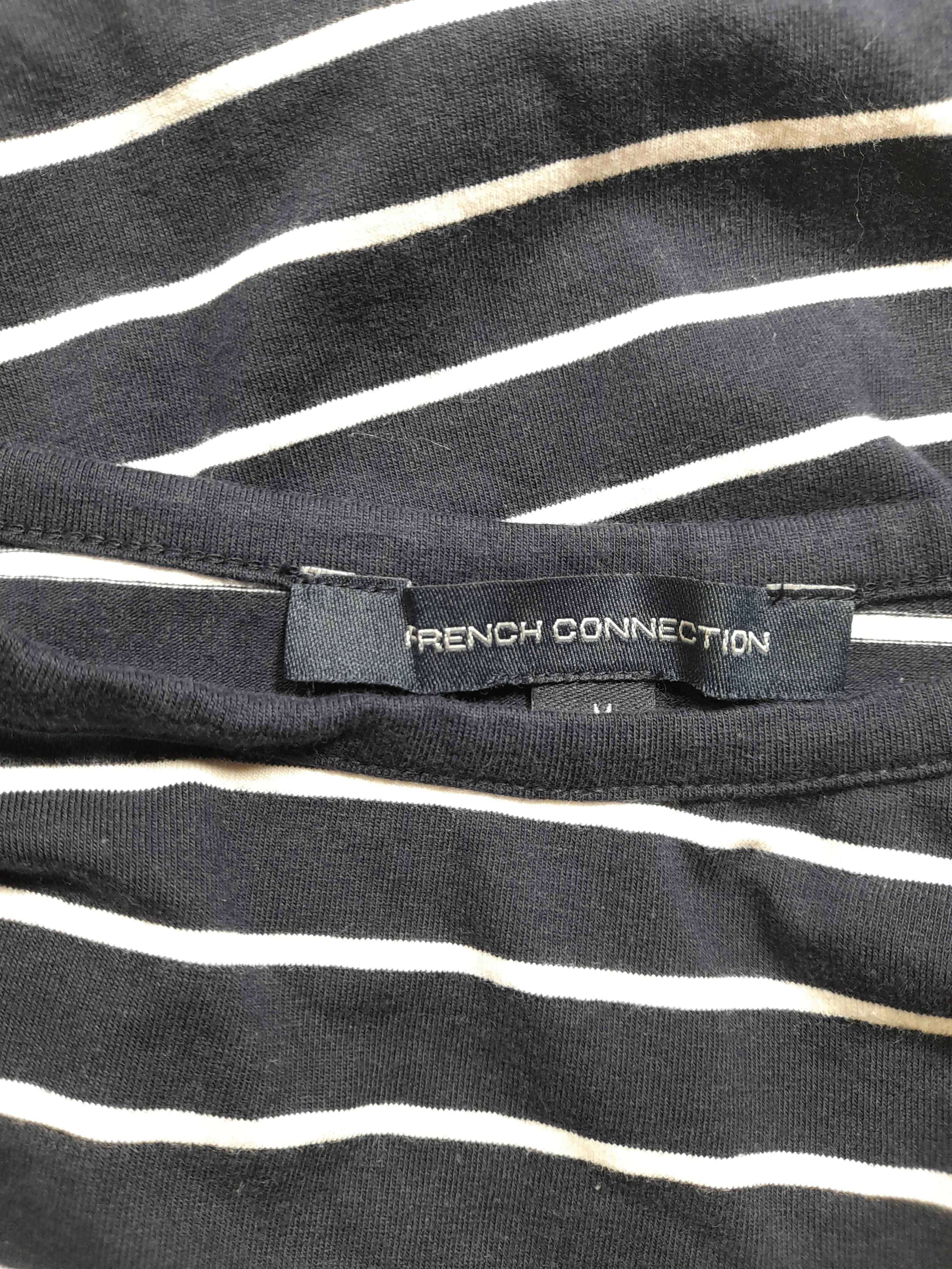 French Connection Women's Top M Blue Cotton with Elastane Basic - Image 5