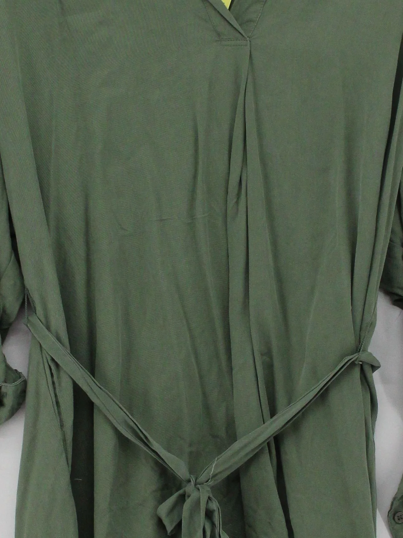 French Connection Women's Top M Green 100% Lyocell Modal Tunic - Image 3