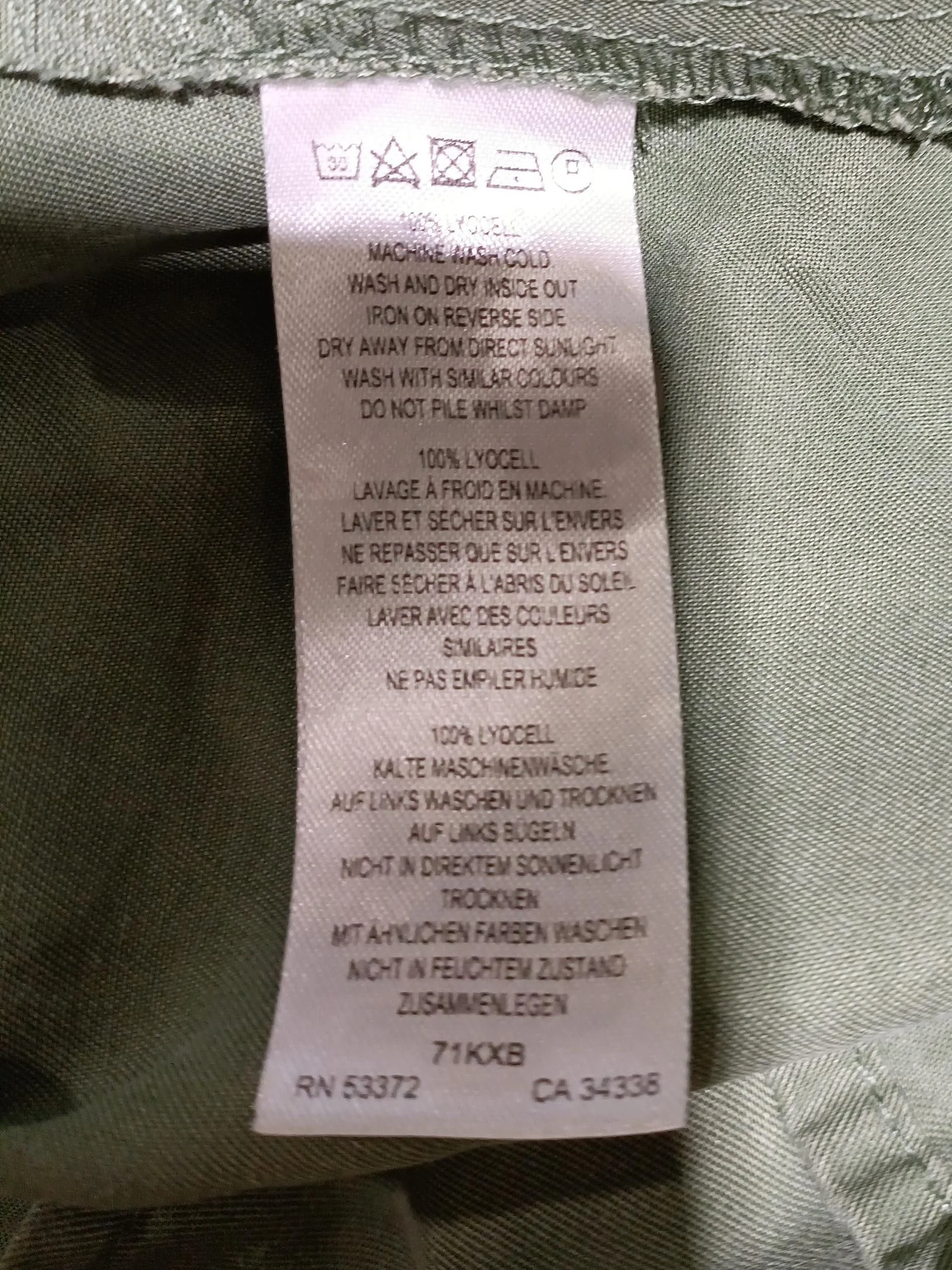 French Connection Women's Top M Green 100% Lyocell Modal Tunic - Image 6