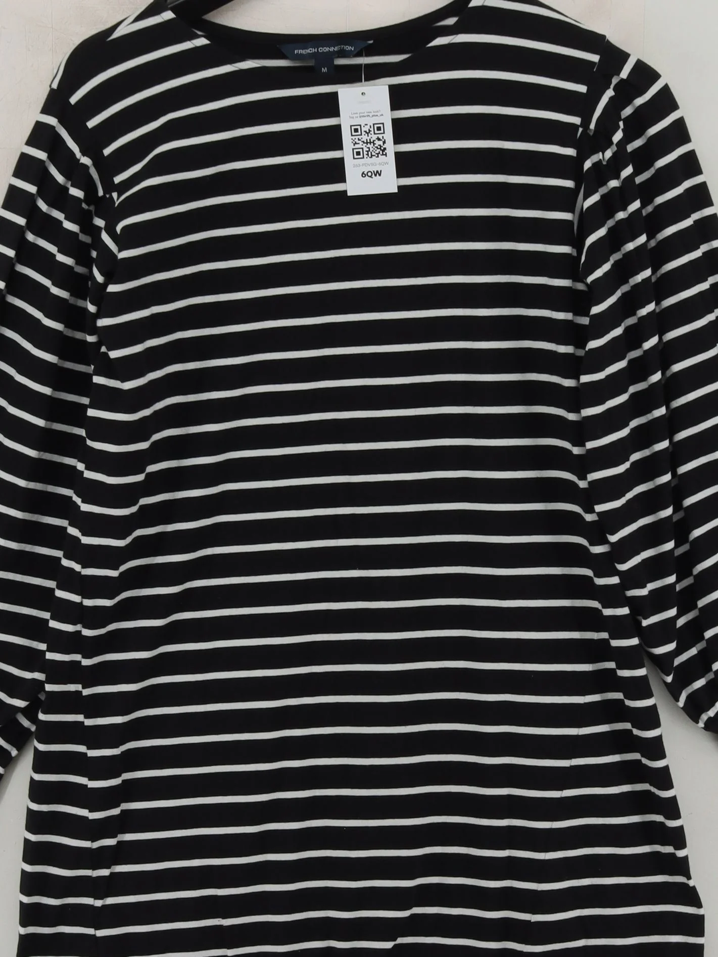 French Connection Women's Top M Multi Cotton with Elastane Basic - Image 3