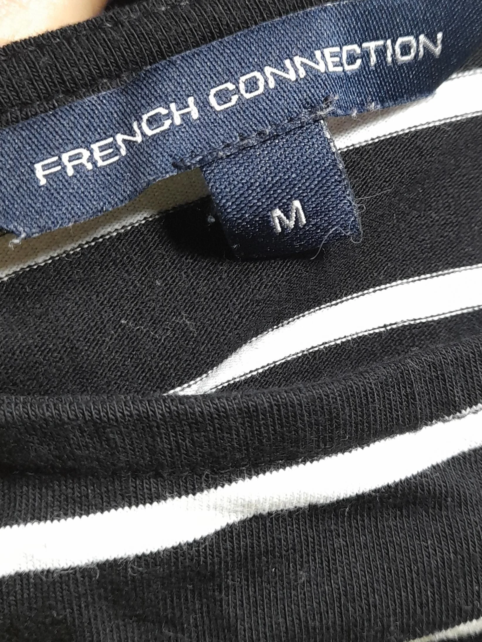 French Connection Women's Top M Multi Cotton with Elastane Basic - Image 5