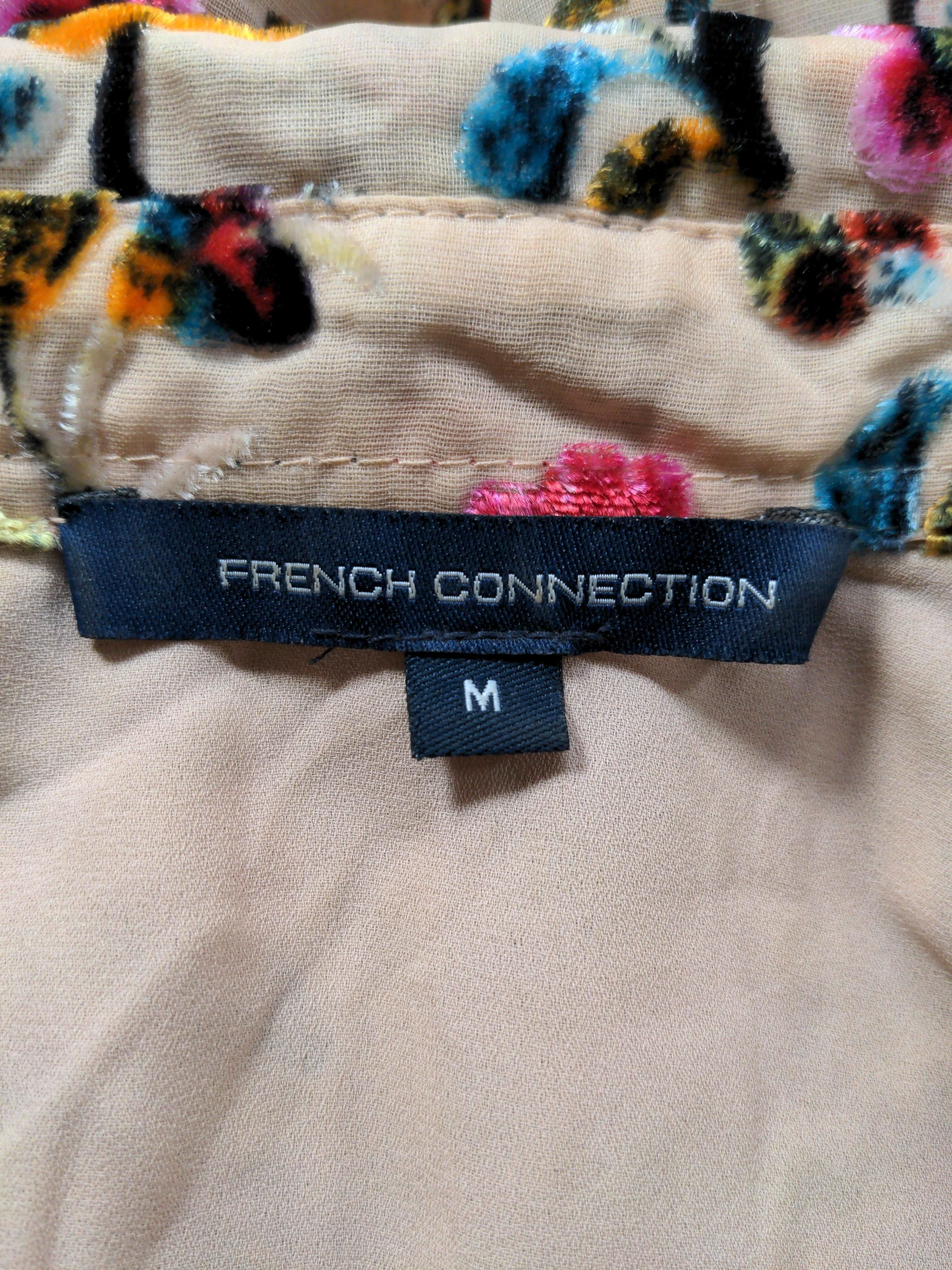French Connection Women's Top M Multi Viscose with Polyamide, Polyester Basic - Image 5