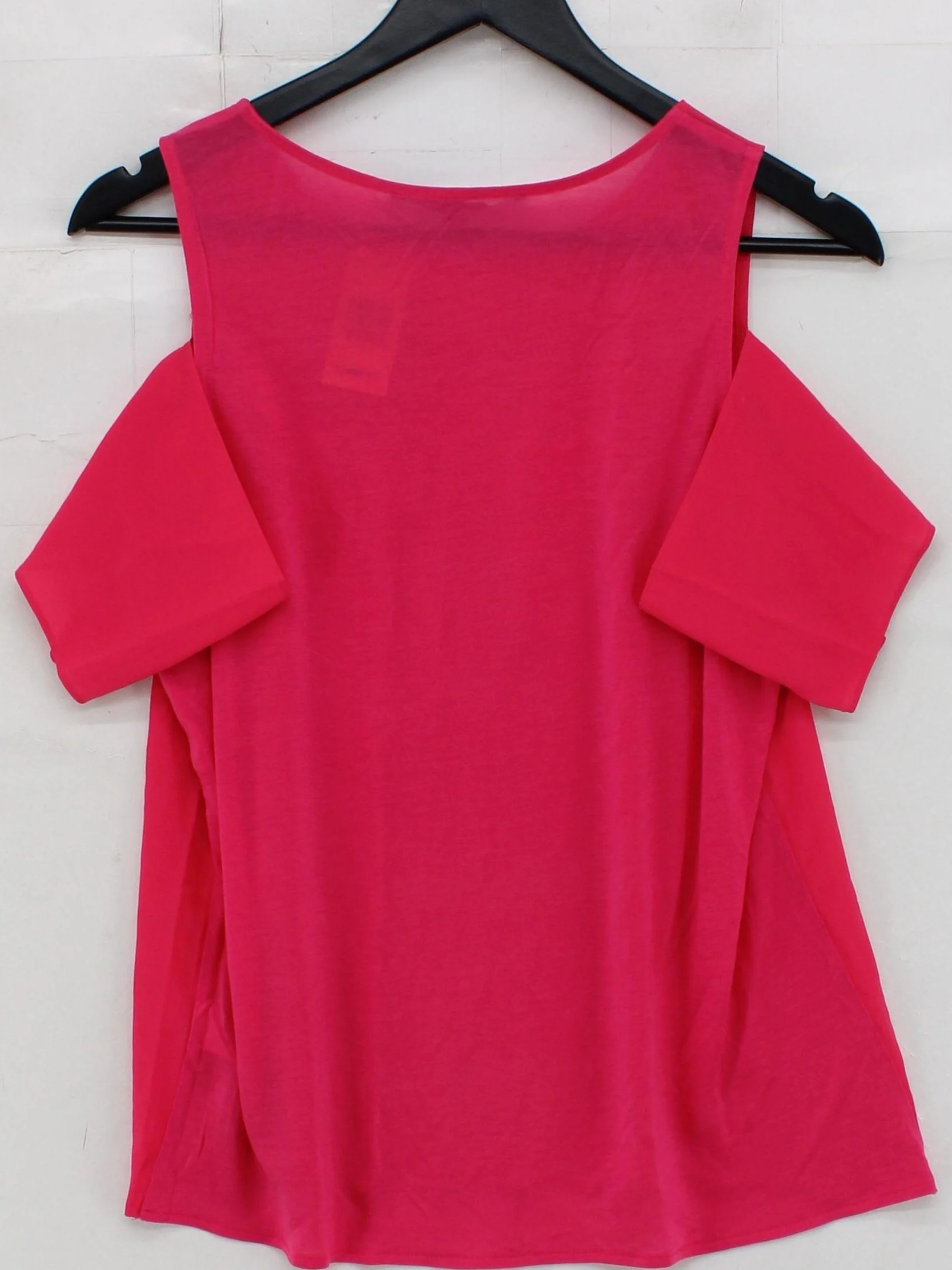 French Connection Women's Top M Pink Polyester with Lyocell Modal Basic - Image 2