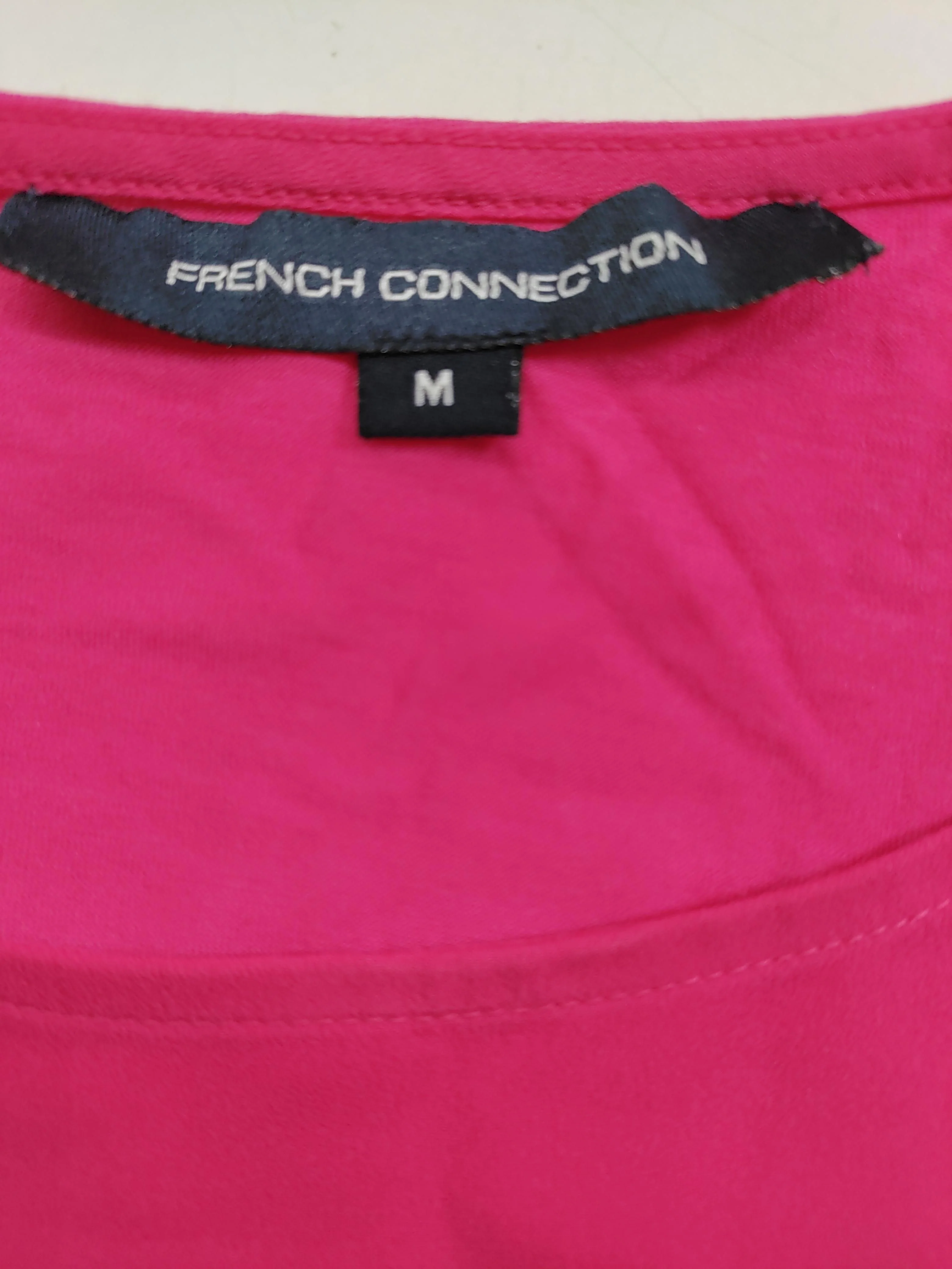 French Connection Women's Top M Pink Polyester with Lyocell Modal Basic - Image 5