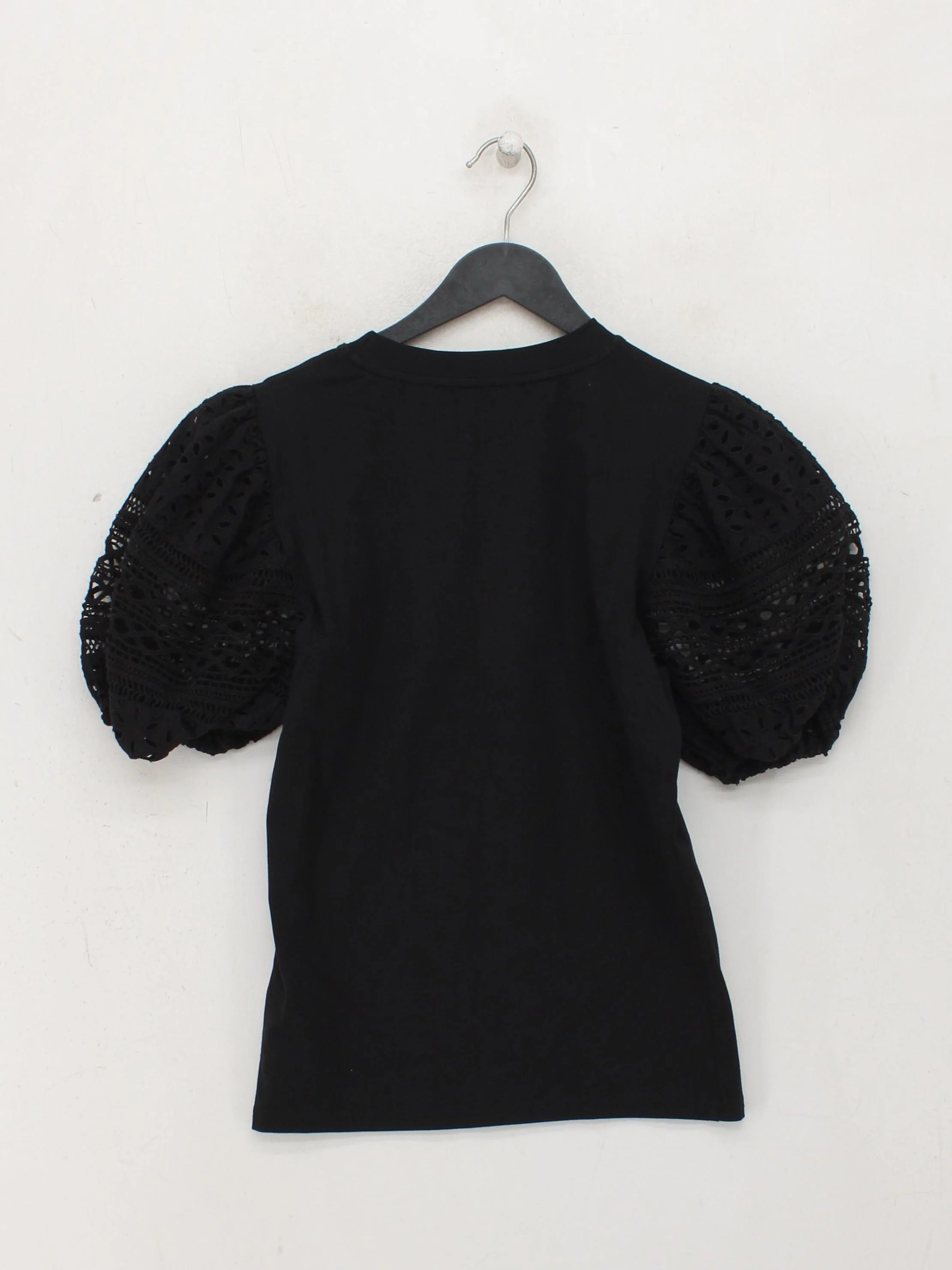 French Connection Women's Top S Black Cotton with Elastane Basic - Image 2