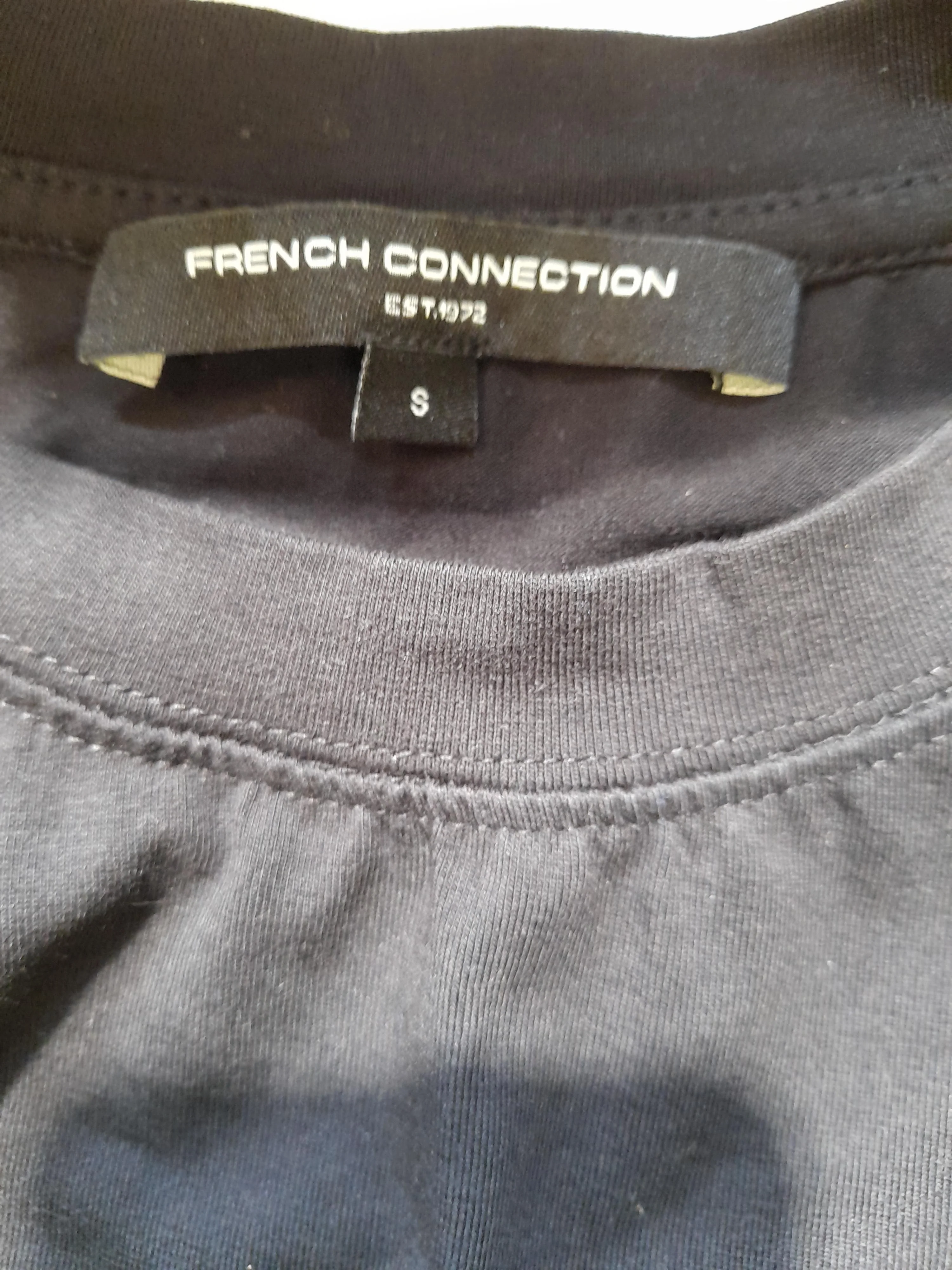 French Connection Women's Top S Black Cotton with Elastane Basic - Image 5