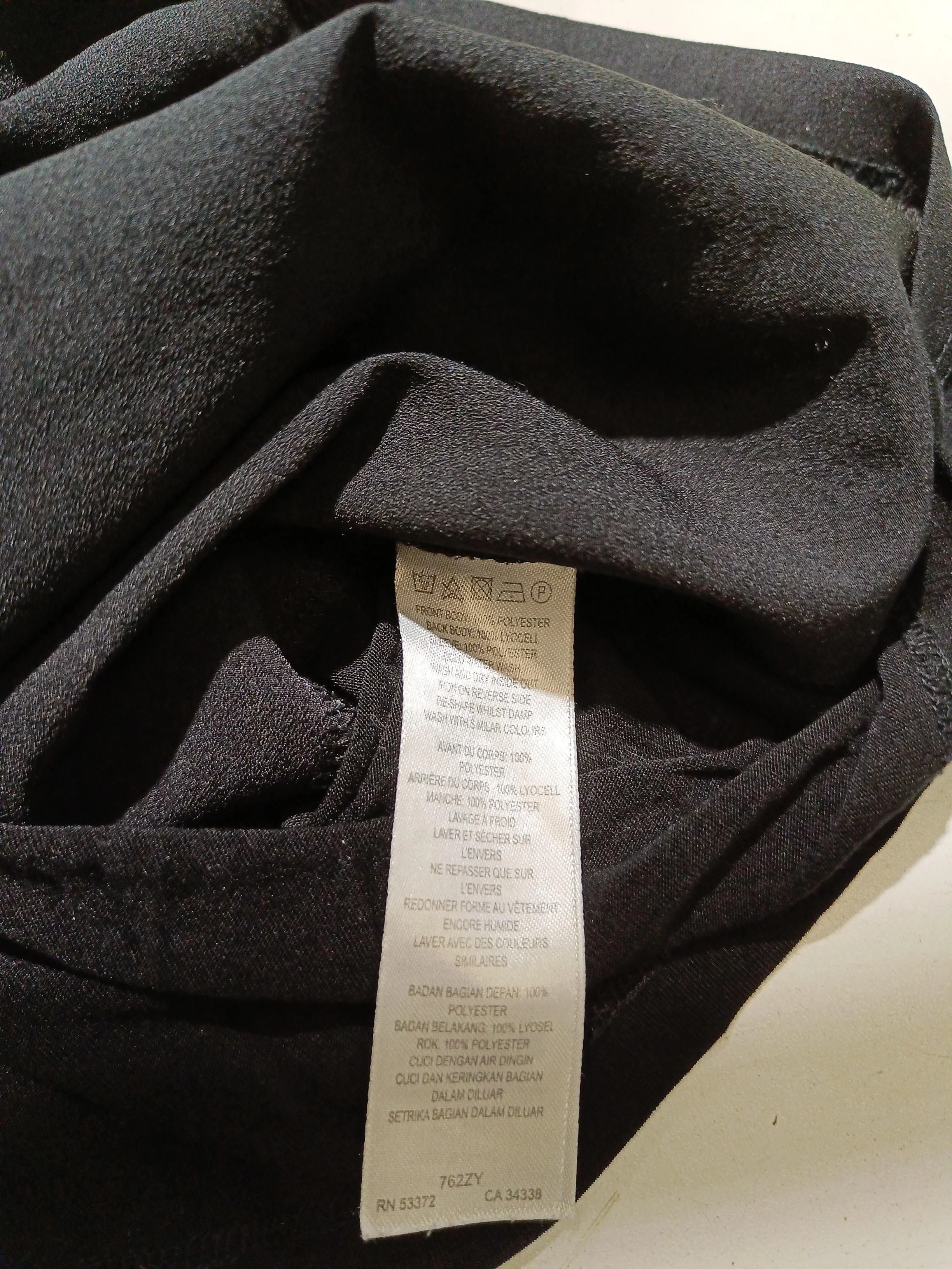 French Connection Women's Top S Black Polyester with Lyocell Modal Basic - Image 6