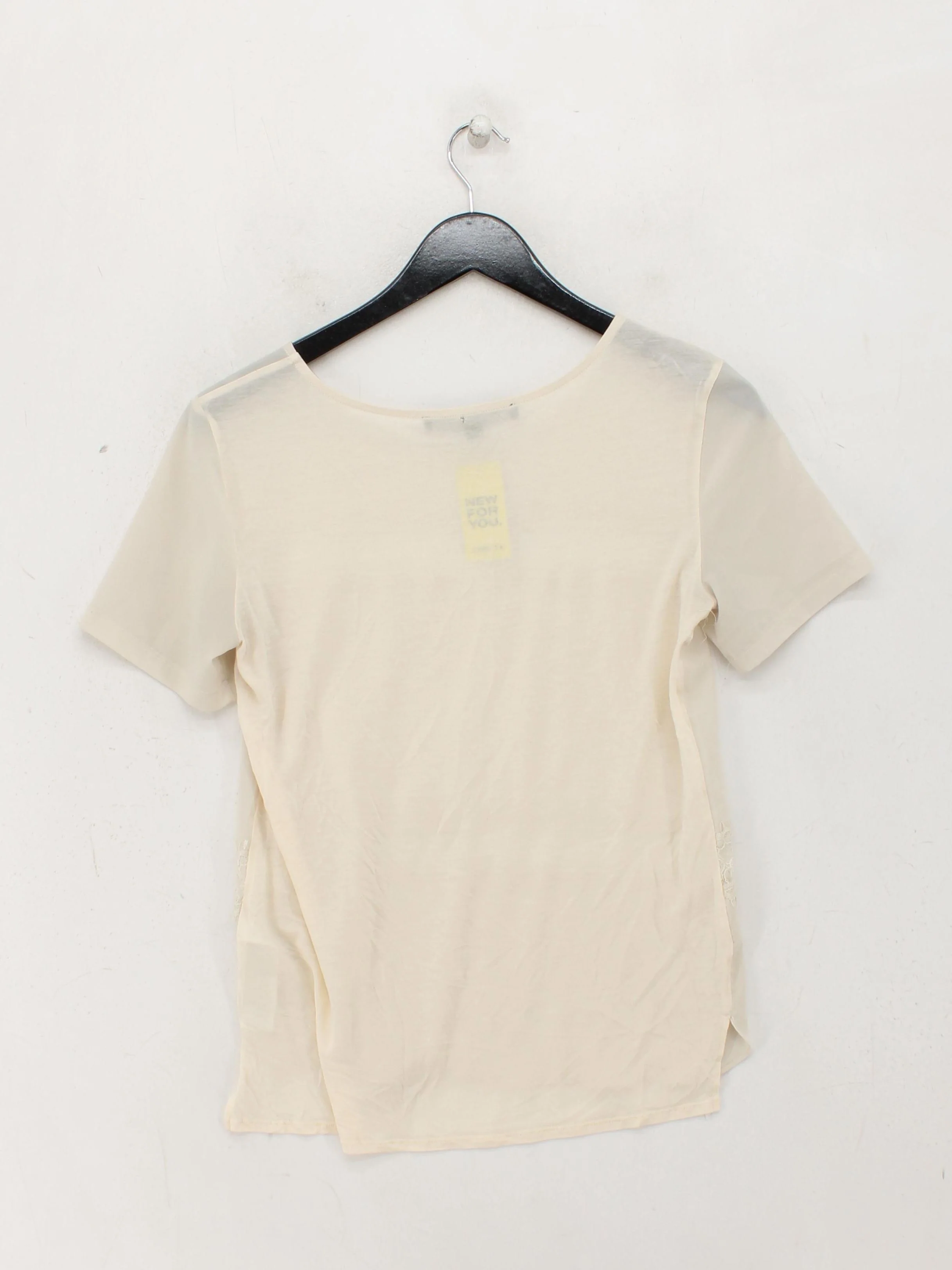 French Connection Women's Top S Cream 100% Polyester Basic - Image 2