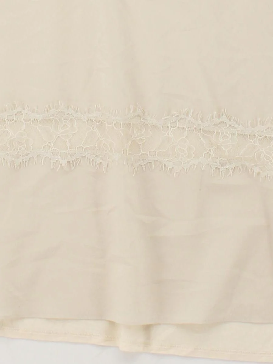 French Connection Women's Top S Cream 100% Polyester Basic - Image 4