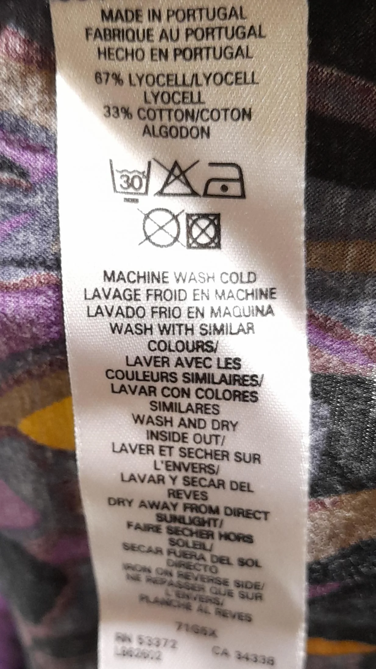 French Connection Women's Top UK 10 Multi Lyocell Modal with Cotton Basic - Image 6