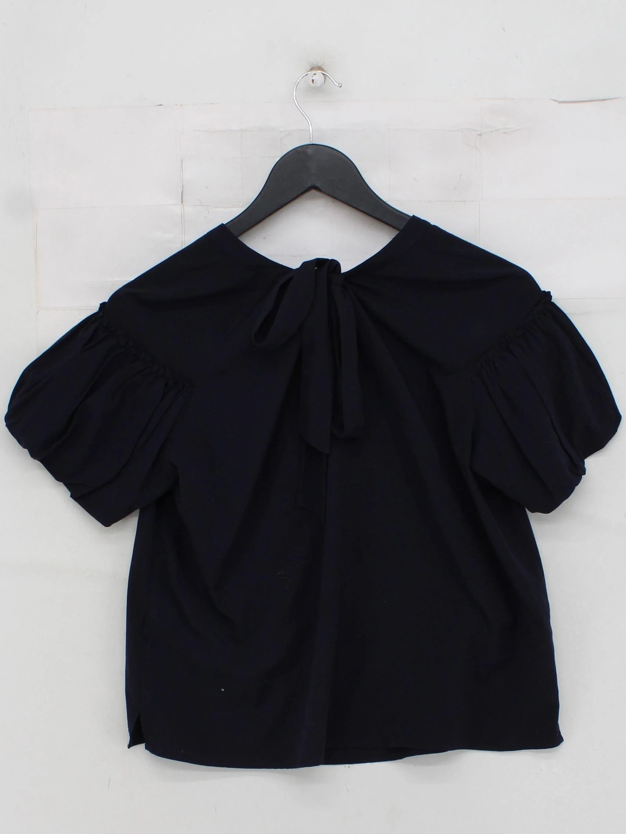 French Connection Women's Top UK 8 Black 100% Polyester Basic - Image 2