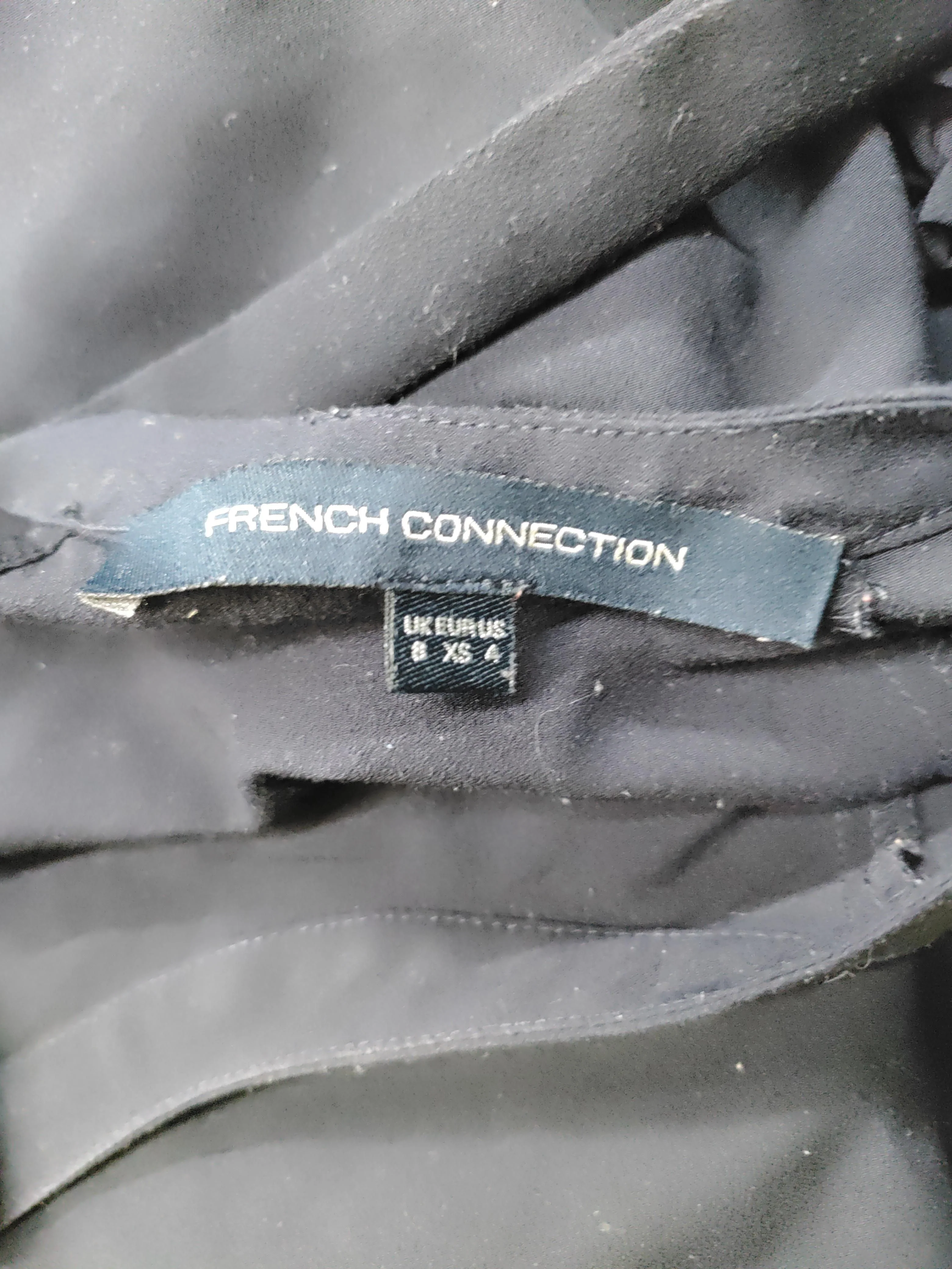 French Connection Women's Top UK 8 Black 100% Polyester Basic - Image 5