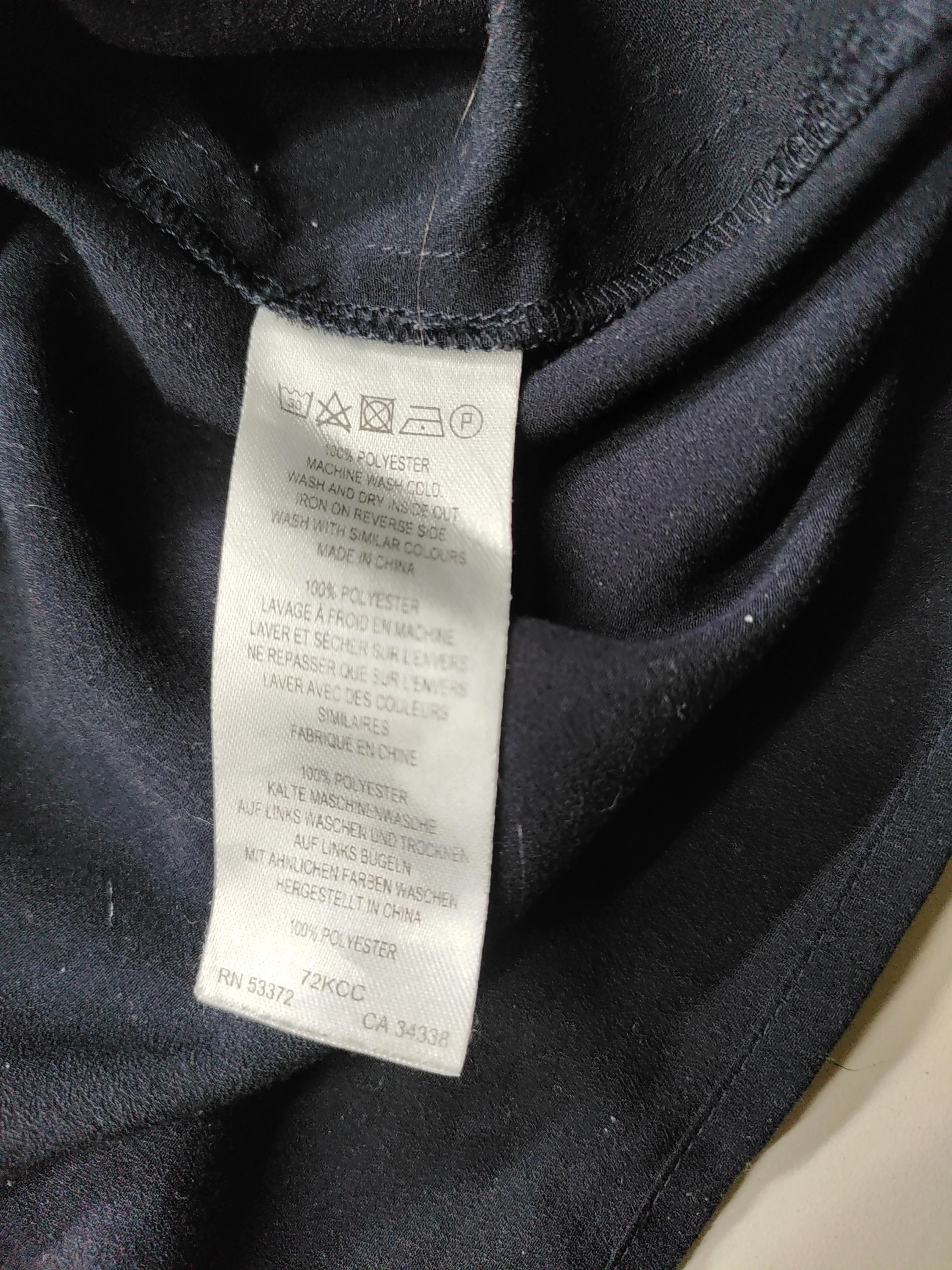 French Connection Women's Top UK 8 Black 100% Polyester Basic - Image 6